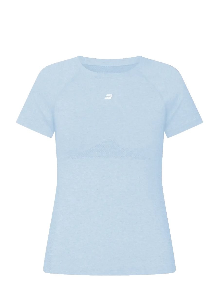 Röhnisch - Seamless Flex Tee - t-shirts - chambray blue - 1