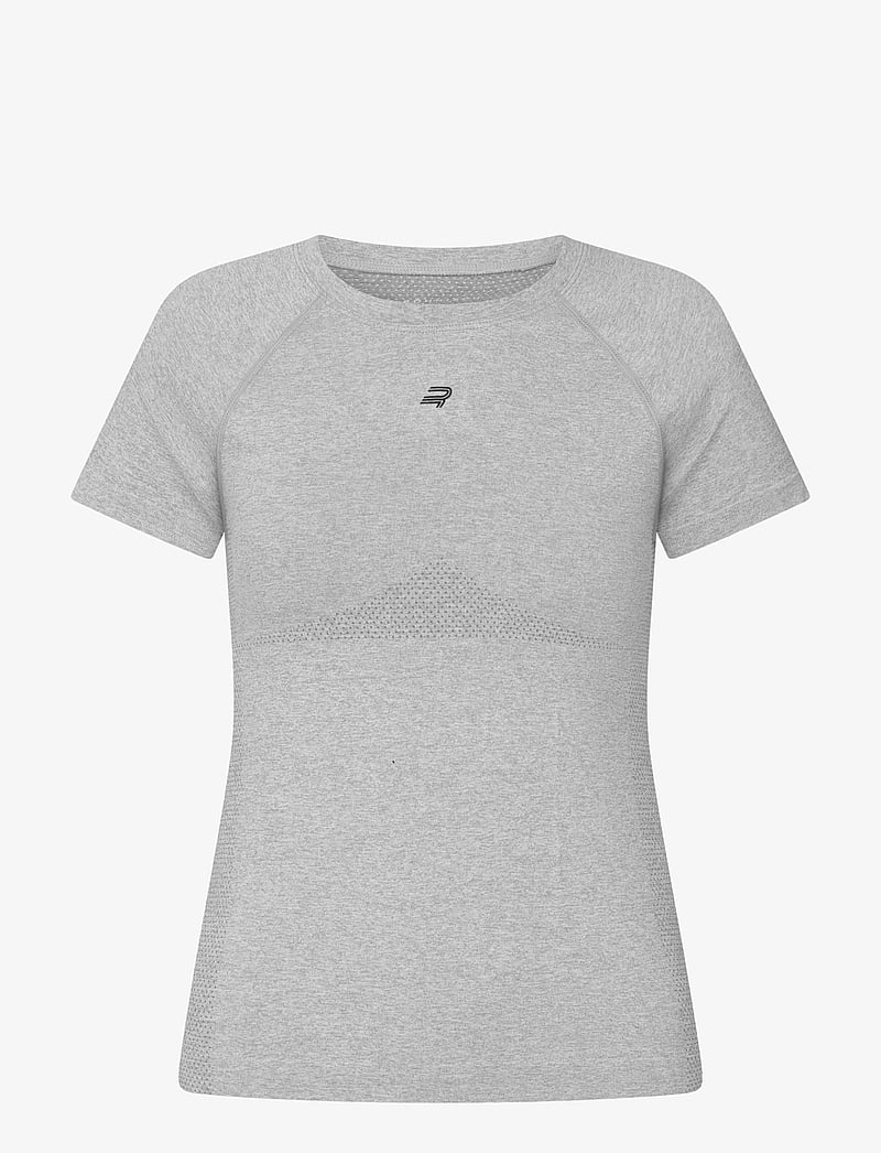 Röhnisch - Seamless Flex Tee - stuttermarbolir - grey melange - 1