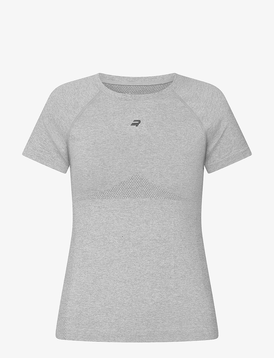 Röhnisch - Seamless Flex Tee - t-shirts - grey melange - 1