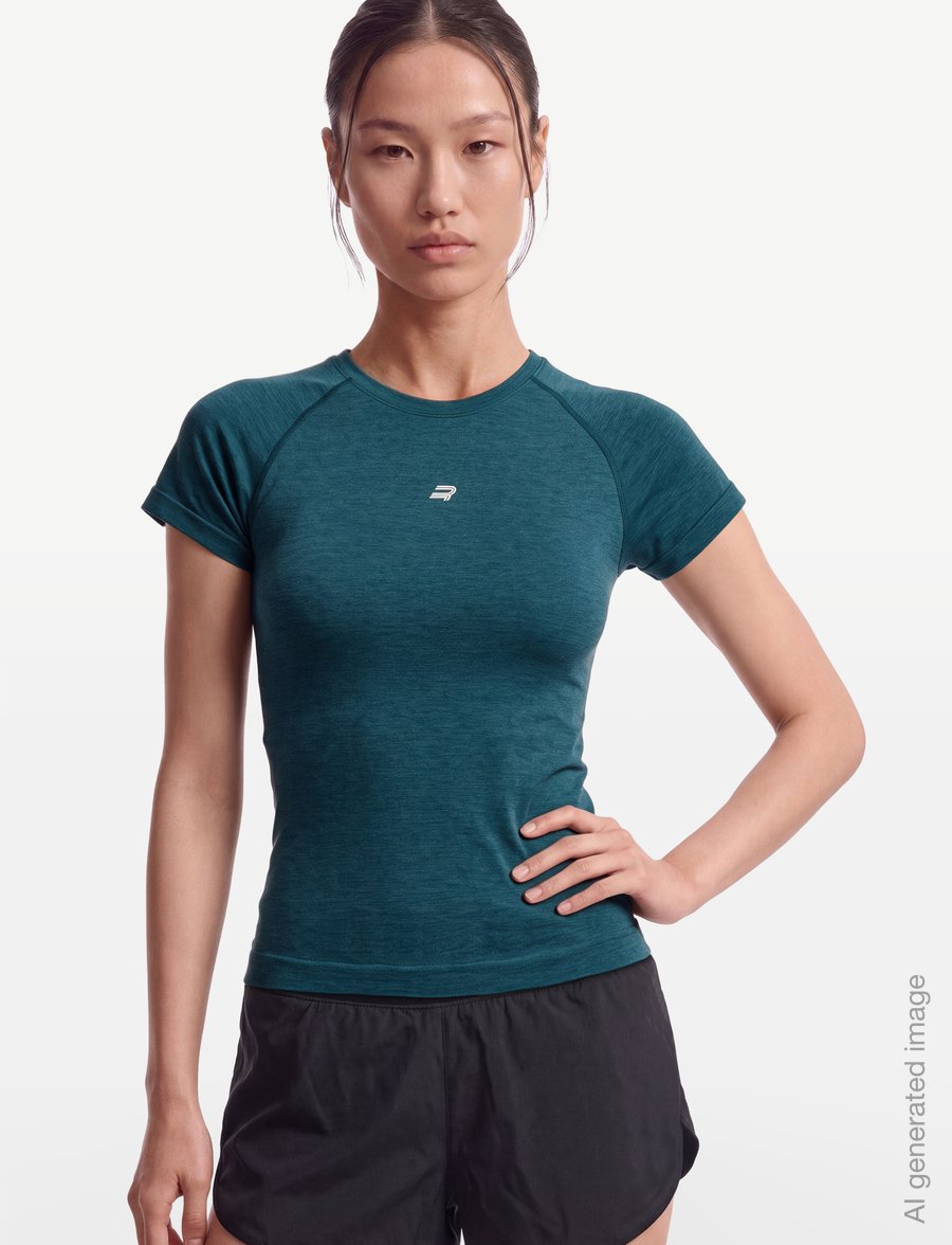 Röhnisch - Seamless Flex Tee - t-shirts - legion blue - 3