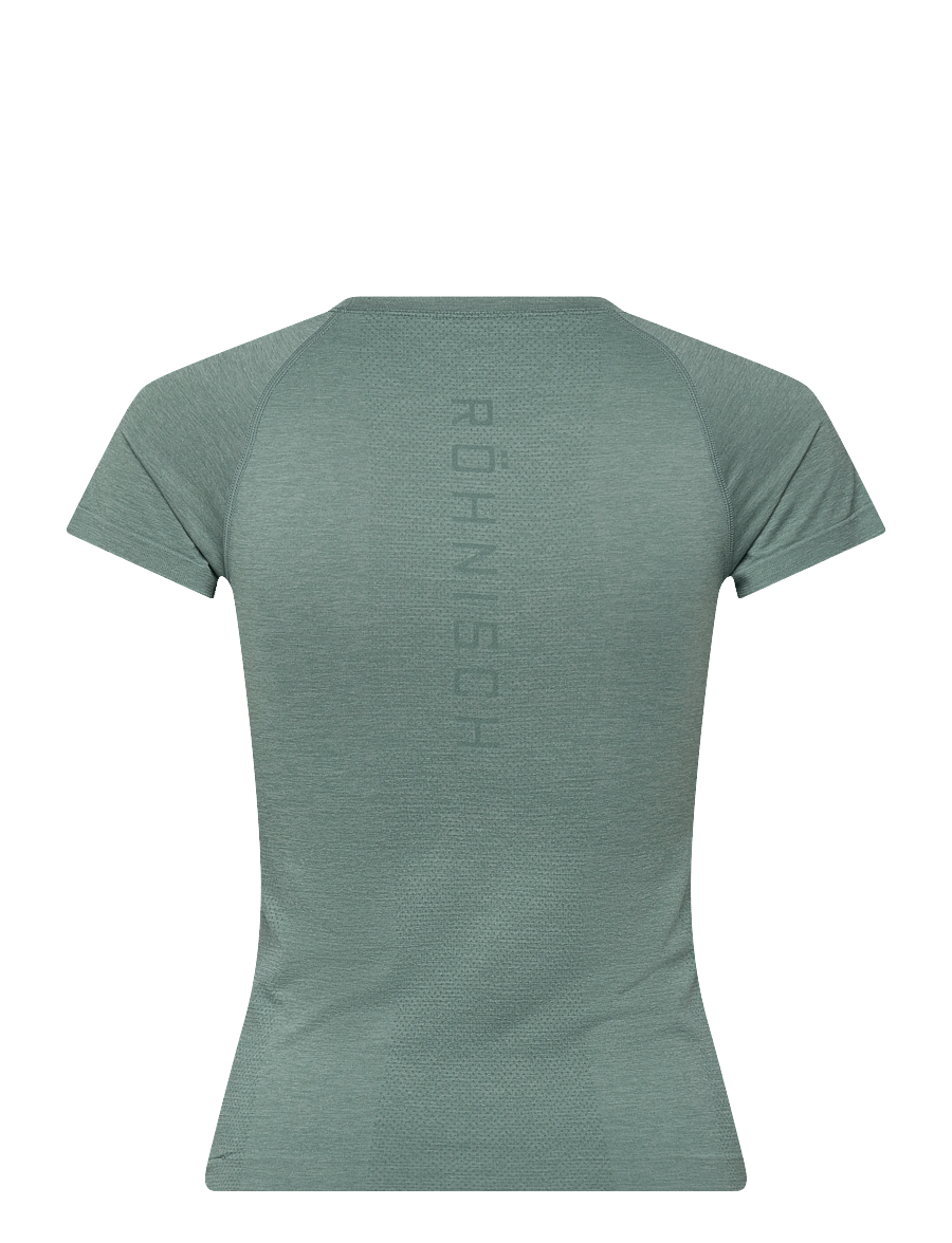 Röhnisch - Seamless Flex Tee - stuttermarbolir - stormy sea - 2