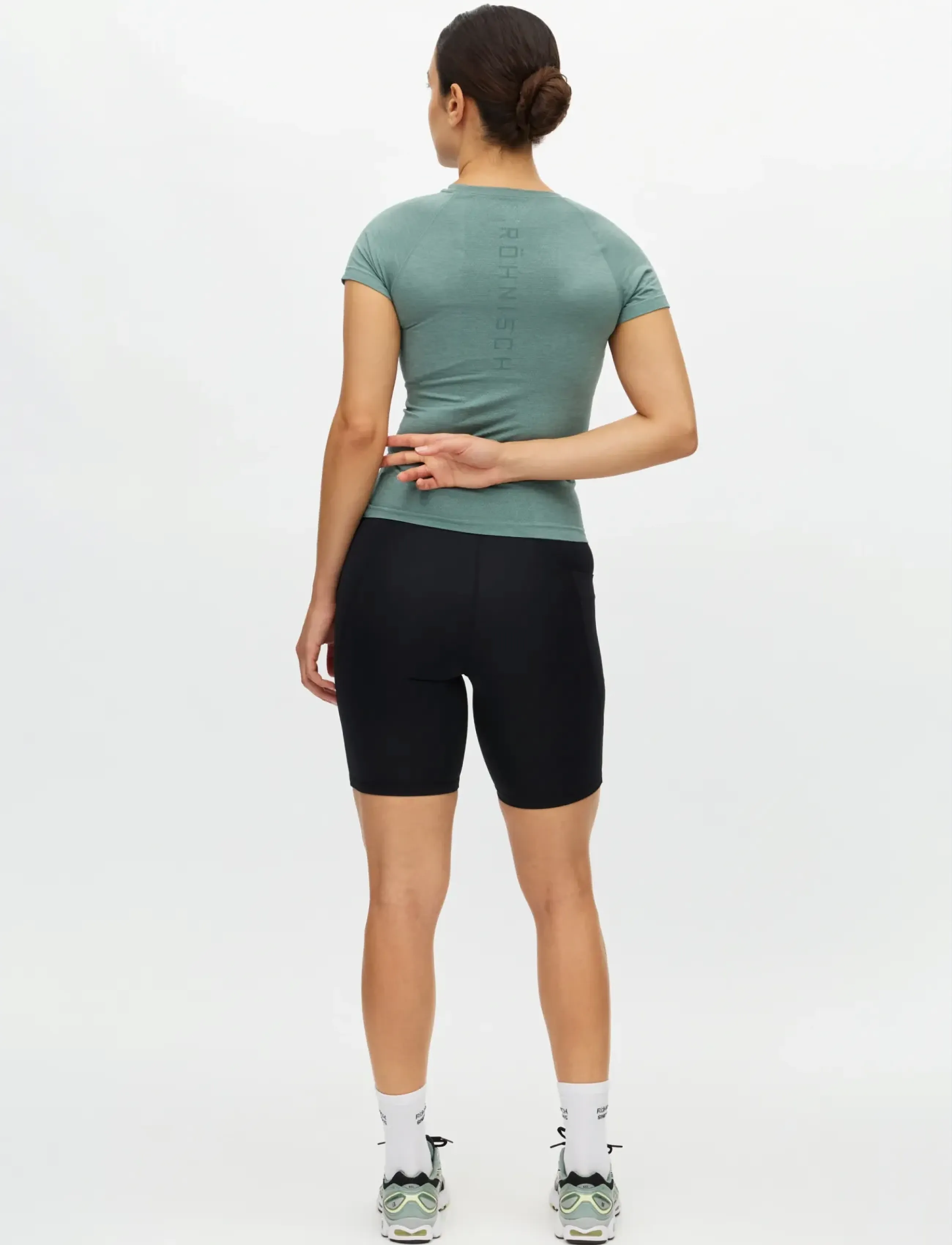 Röhnisch - Seamless Flex Tee - stuttermarbolir - stormy sea - 4