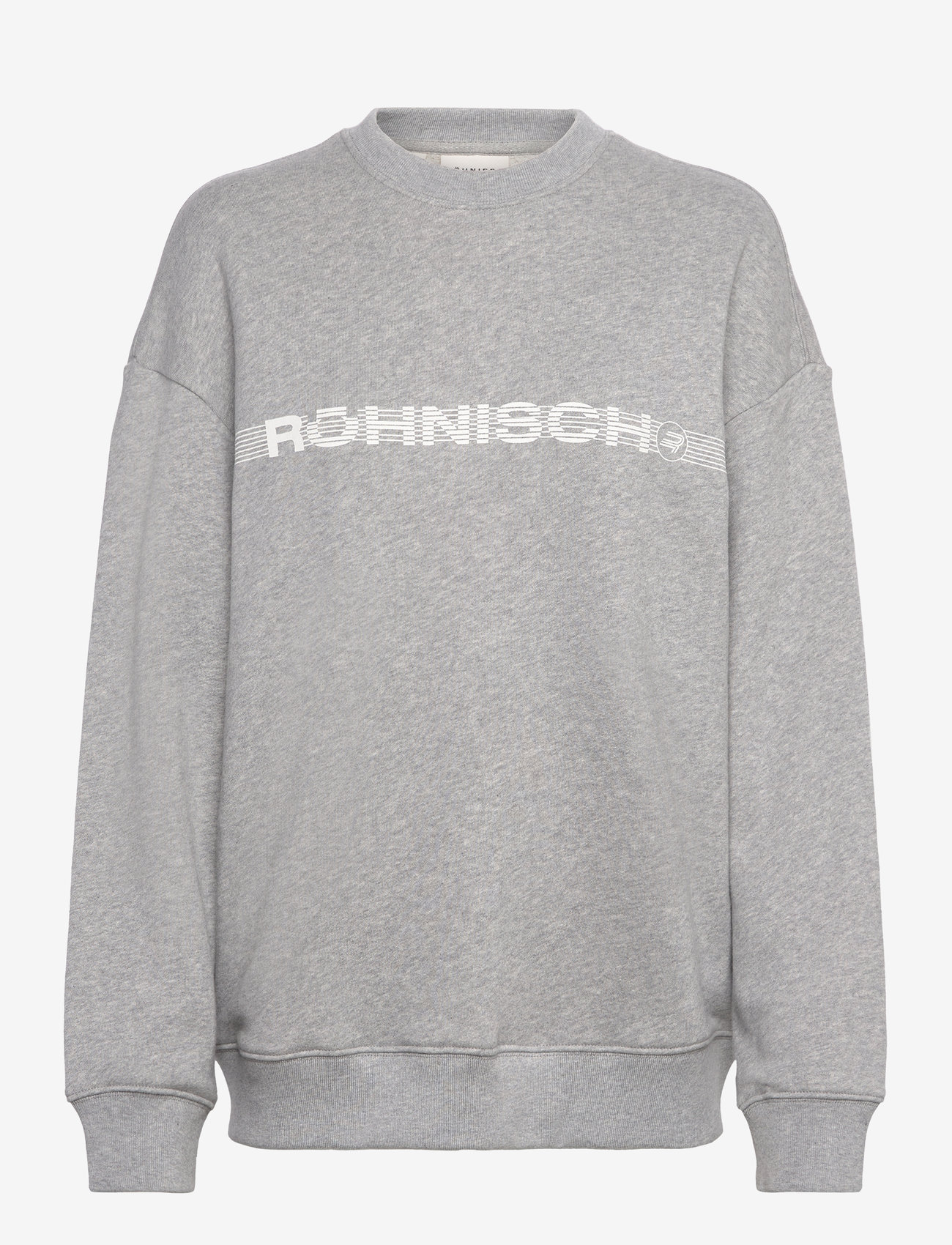 Röhnisch - Cotton Emblem Sweatshirt - kvinnor - grey melange - 0