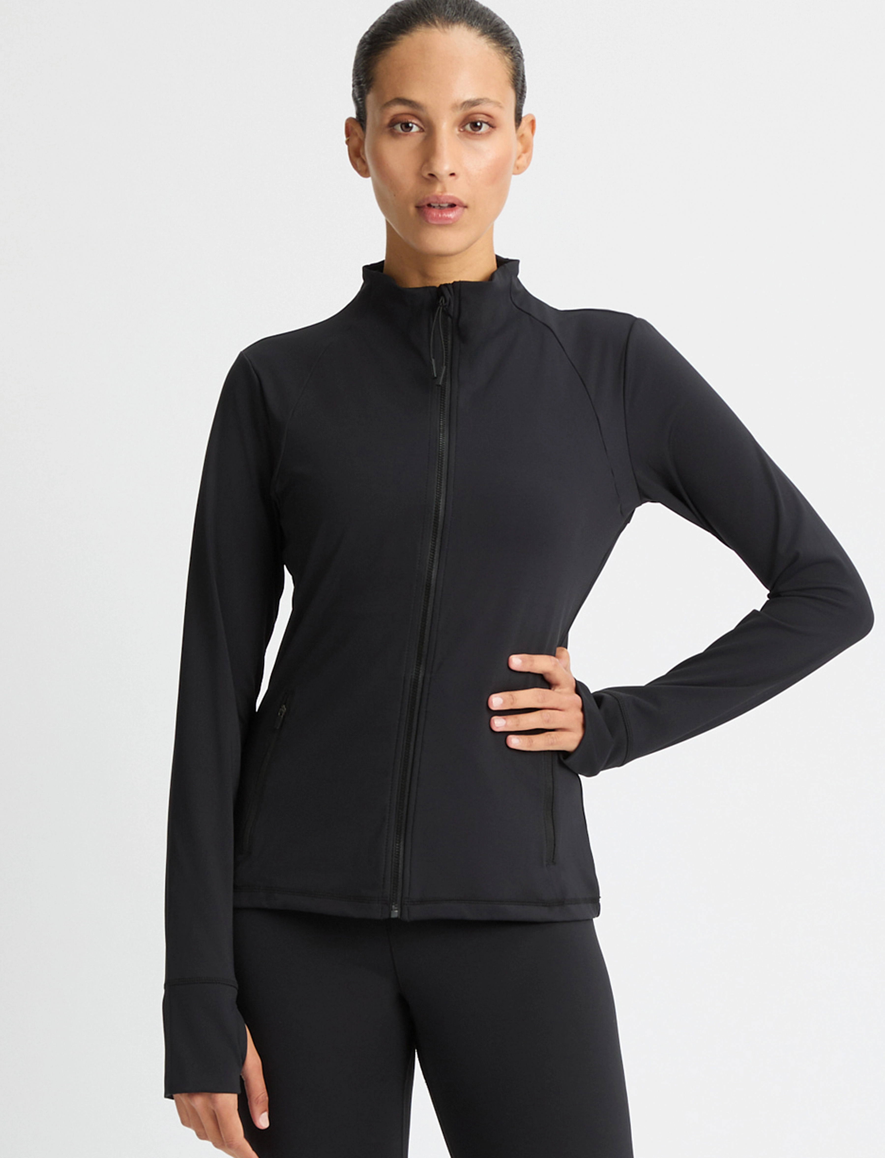 Röhnisch Legacy Full Zip, Kvinder, Fuld Lynlås Træningsjakke, Sort, Str: L