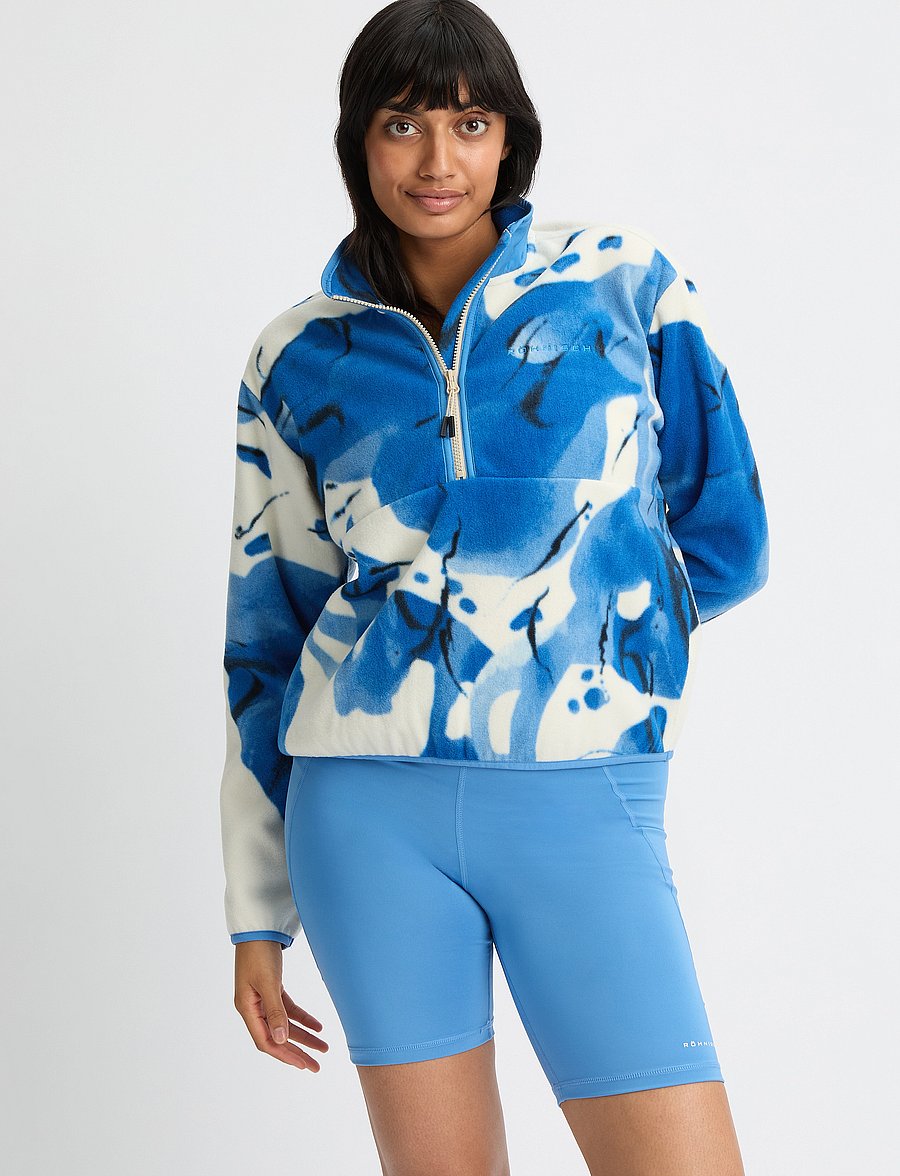 Röhnisch - Thermal Half Zip Fleece - overdele - blue aquarelle - 3