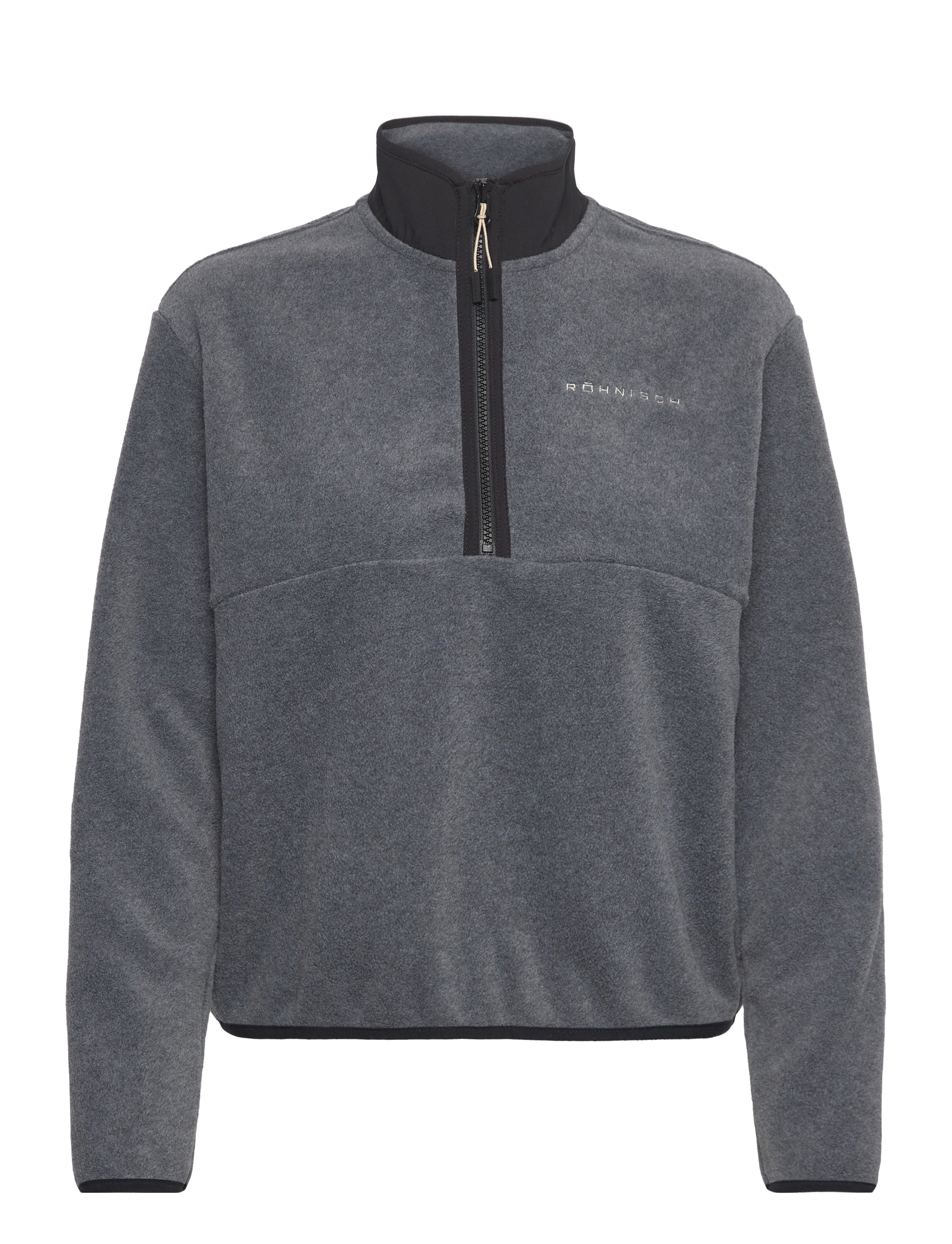 Röhnisch - Thermal Half Zip Fleece - oberteile - grey melange - 0