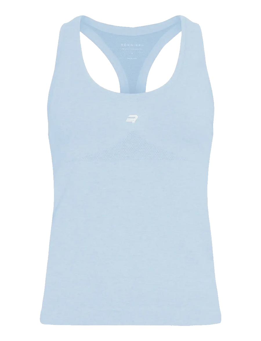 Röhnisch - Seamless Flex Tank - tank tops - chambray blue - 1
