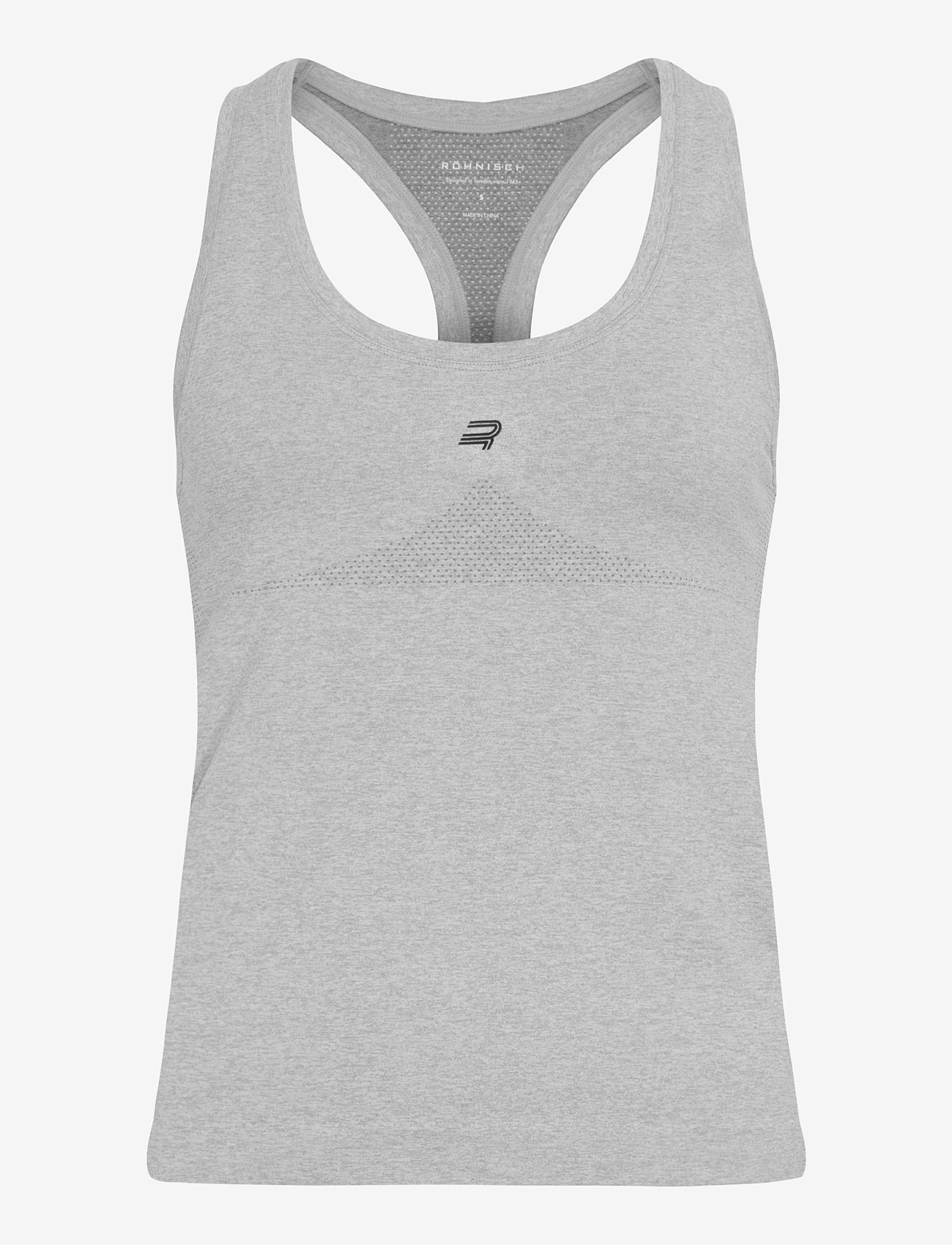 Röhnisch - Seamless Flex Tank - tanktops - grey melange - 1