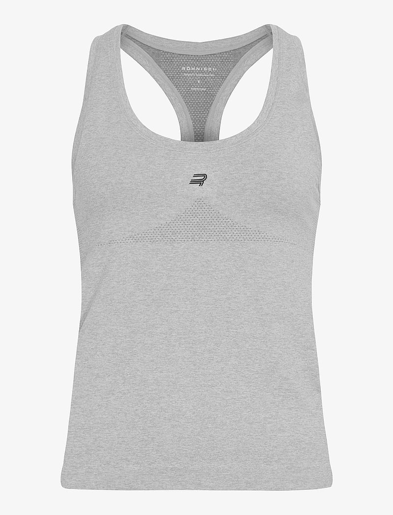 Röhnisch - Seamless Flex Tank - tank tops - grey melange - 1
