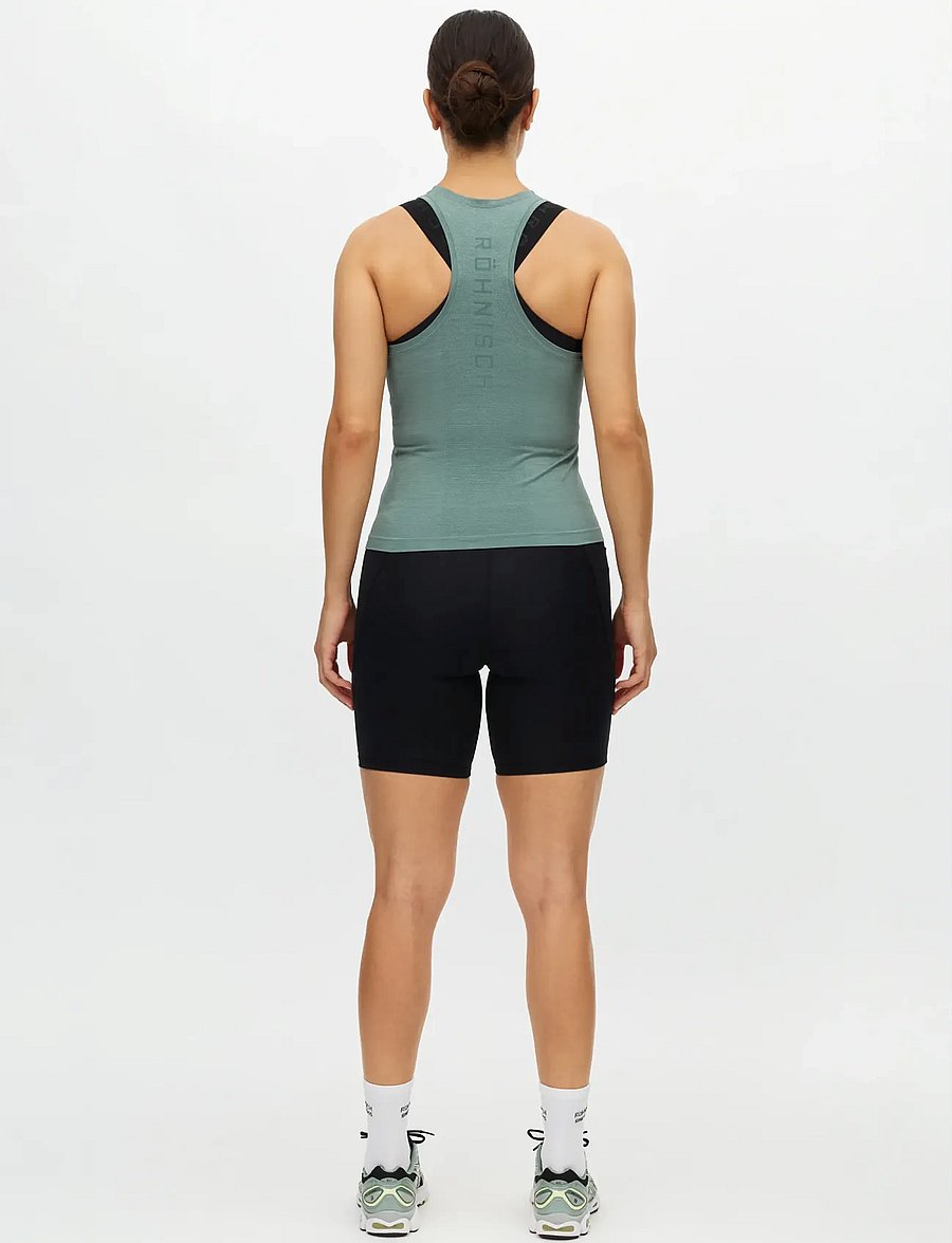Röhnisch - Seamless Flex Tank - tank tops - stormy sea - 4