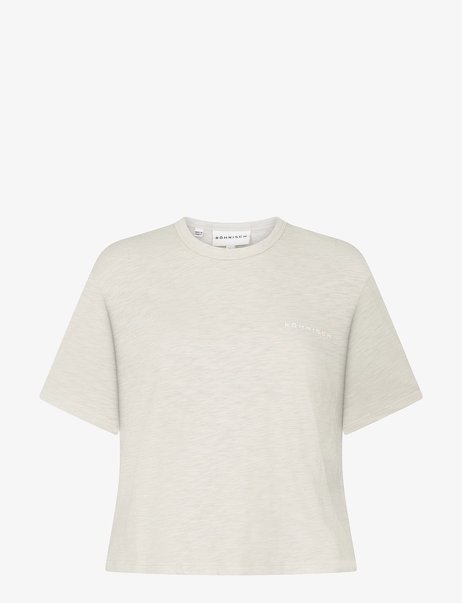 Röhnisch - Slub Cropped Tee - light gray - 1