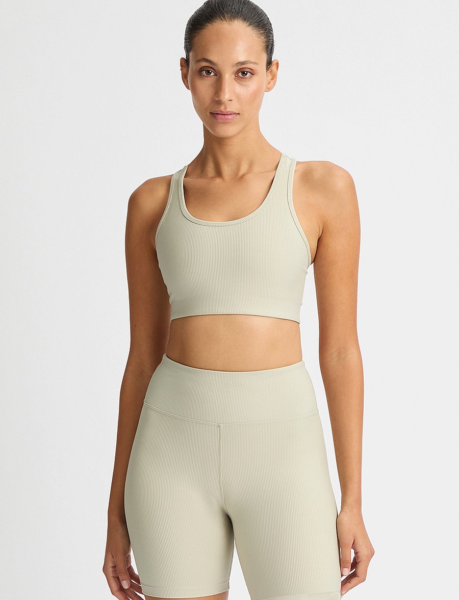 Röhnisch - Ribbed R Sportsbra - mittlerer halt - agate gray - 0