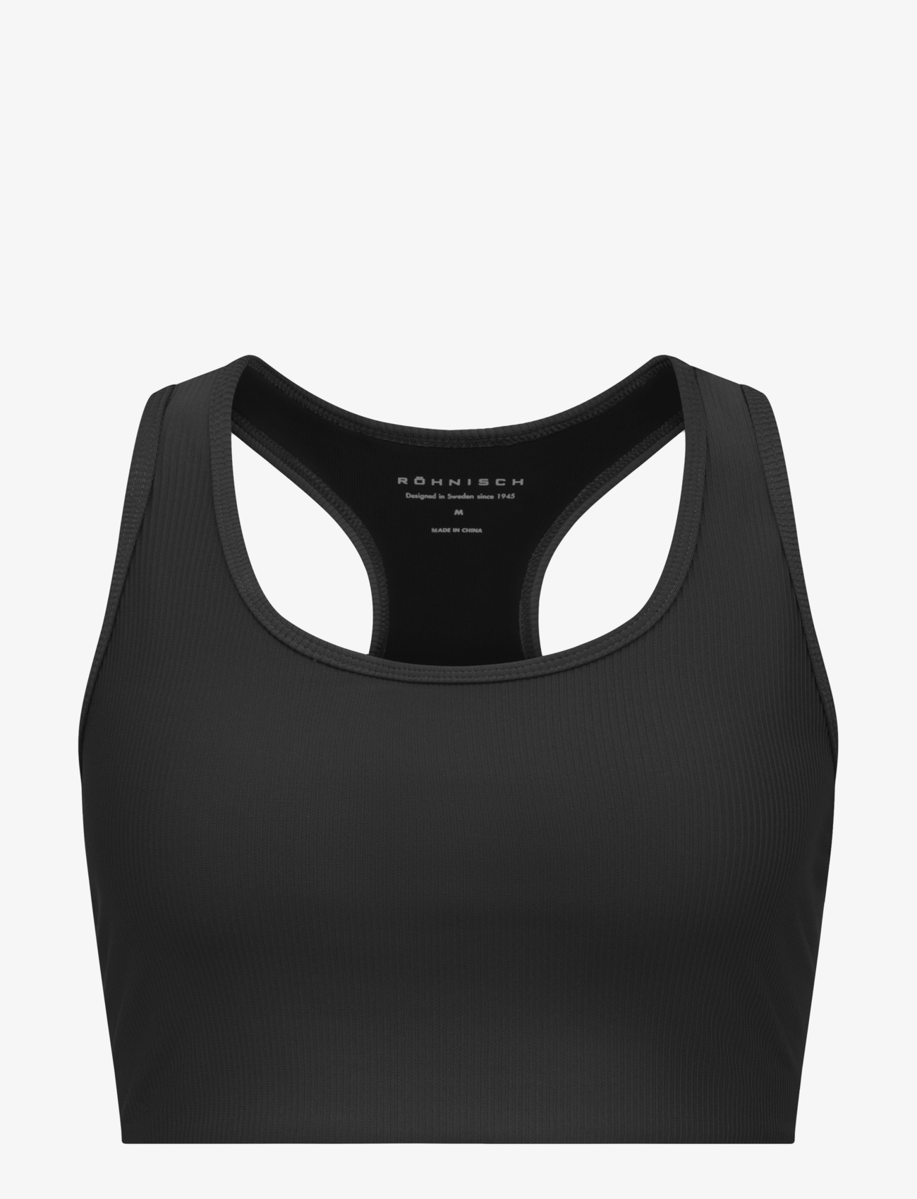 RÖHNISCH Ribbed R Sportsbra Schwarz - S - Damen