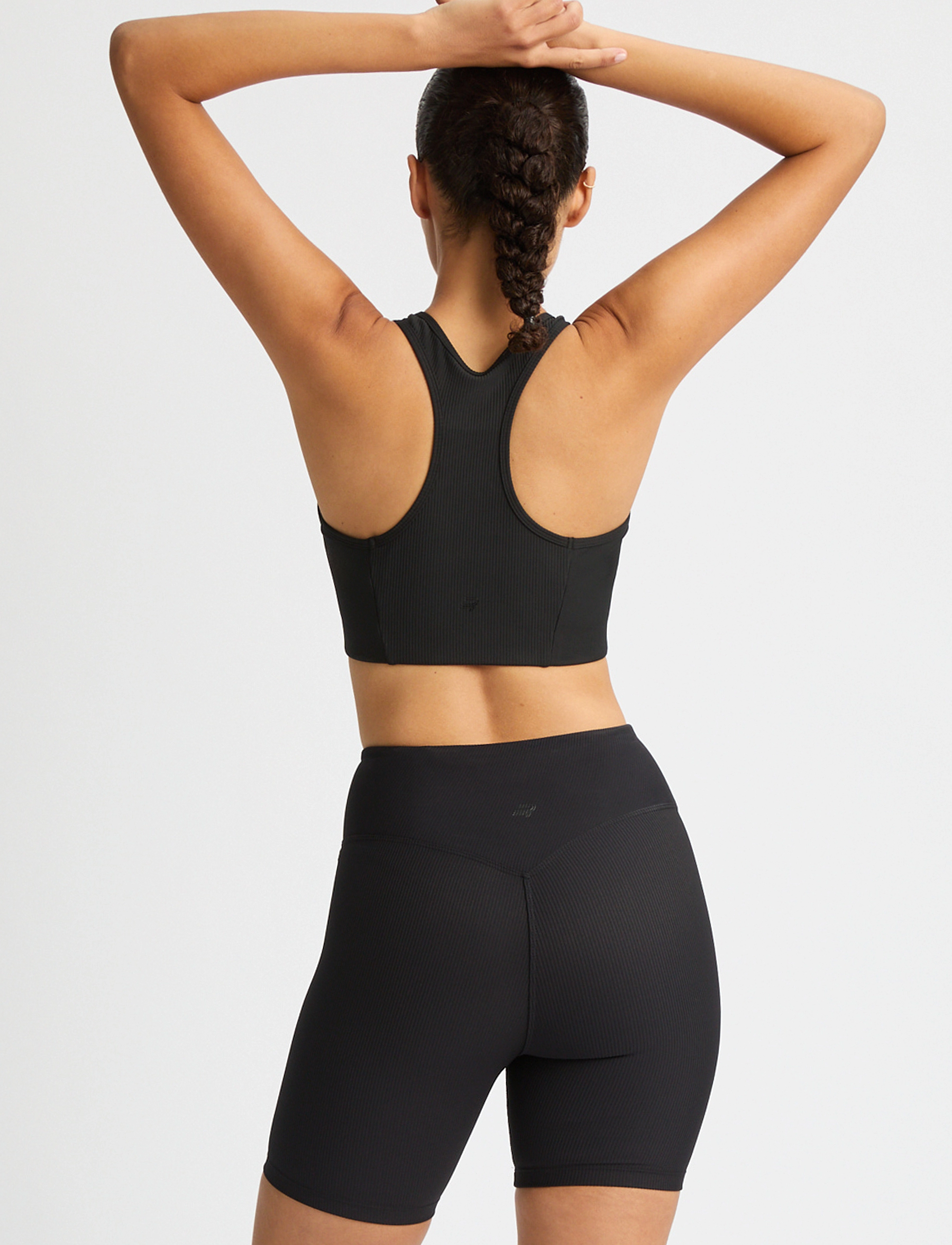 Röhnisch - Ribbed R Sportsbra - medium støtte - black - 2