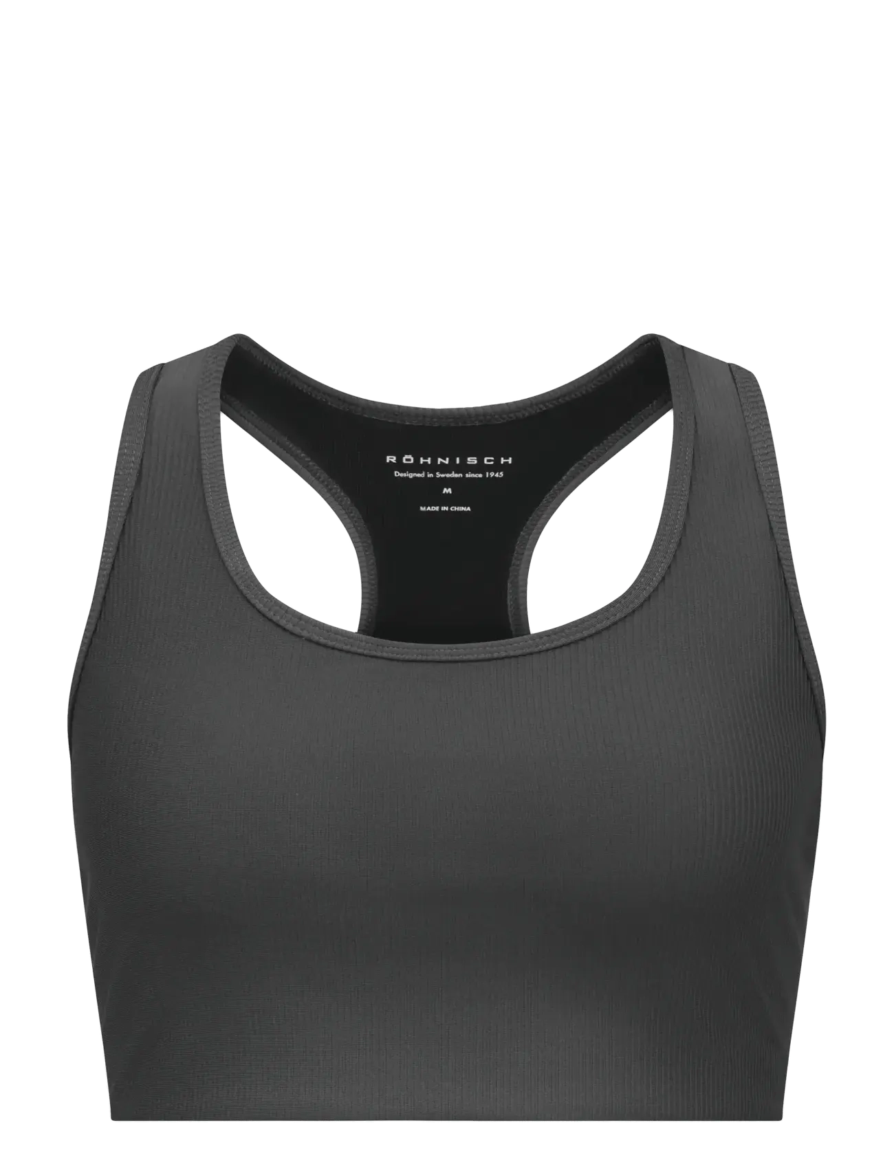 RÖHNISCH Ribbed R Sportsbra Grau - S - Damen