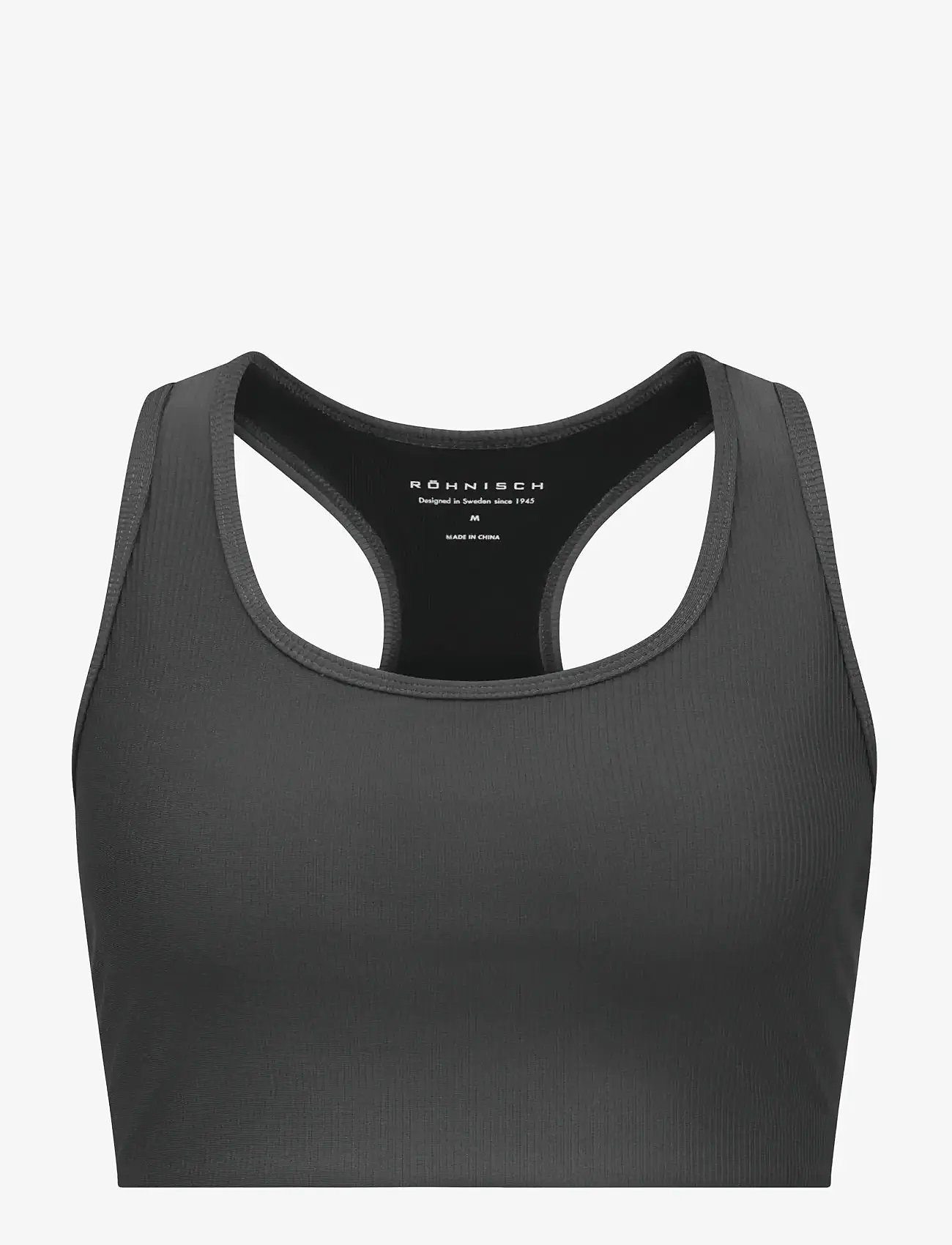 Röhnisch - Ribbed R Sportsbra - mittlerer halt - dark shadow - 1