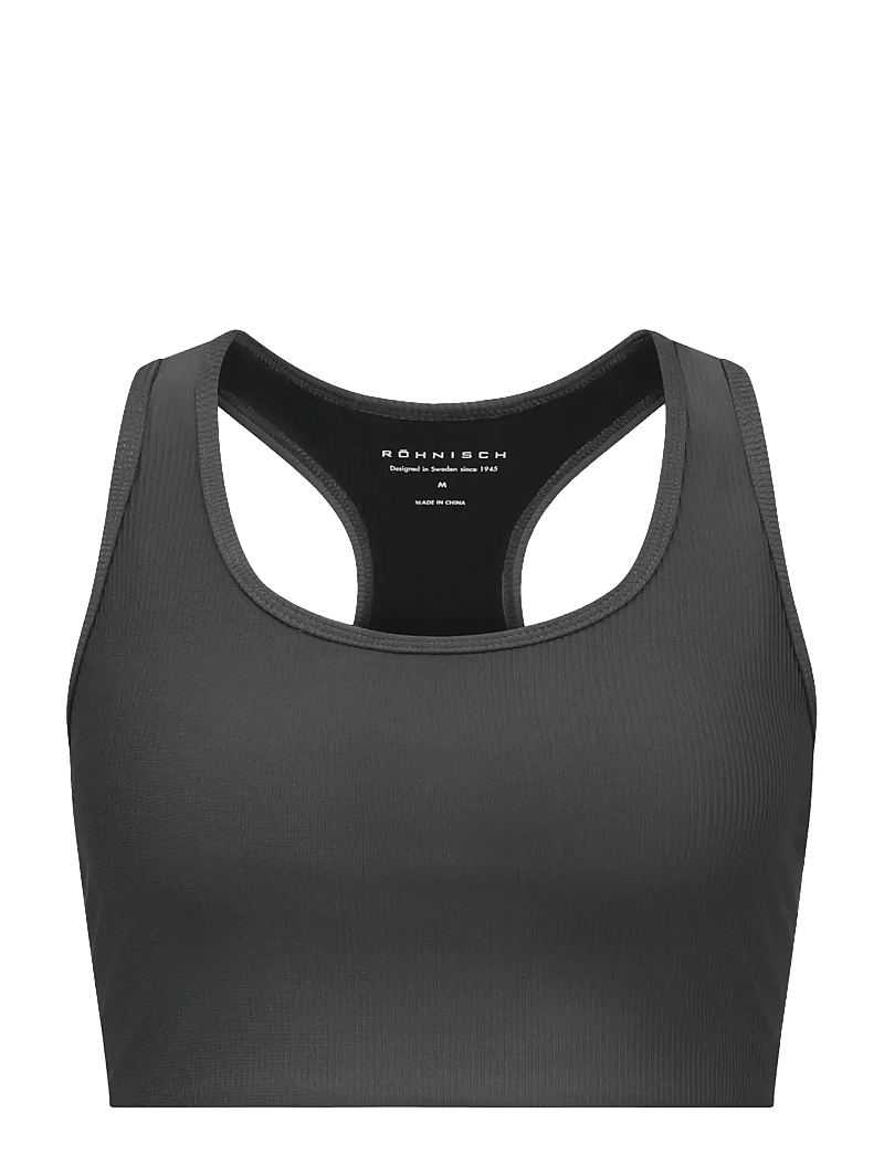 Röhnisch - Ribbed R Sportsbra - mittlerer halt - dark shadow - 1