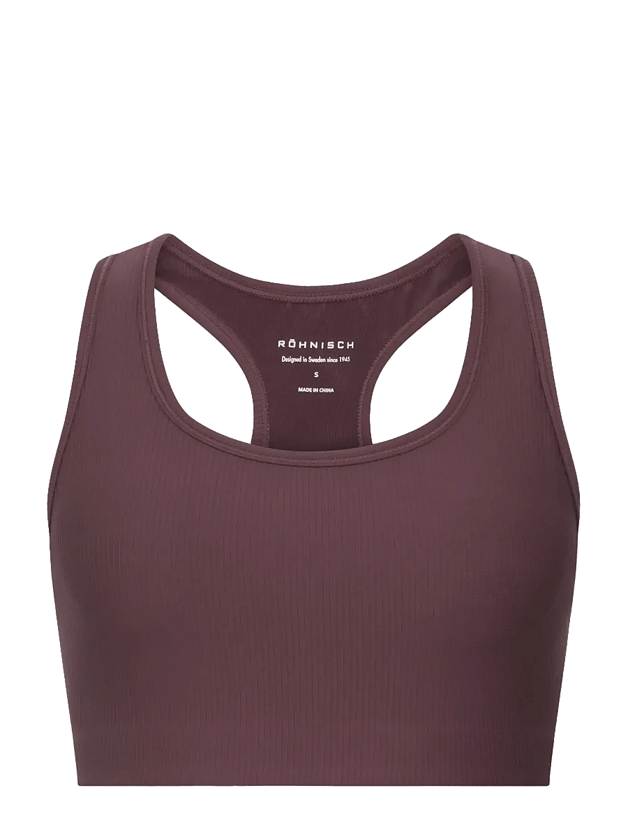 Röhnisch - Ribbed R Sportsbra - mittlerer halt - huckleberry - 1