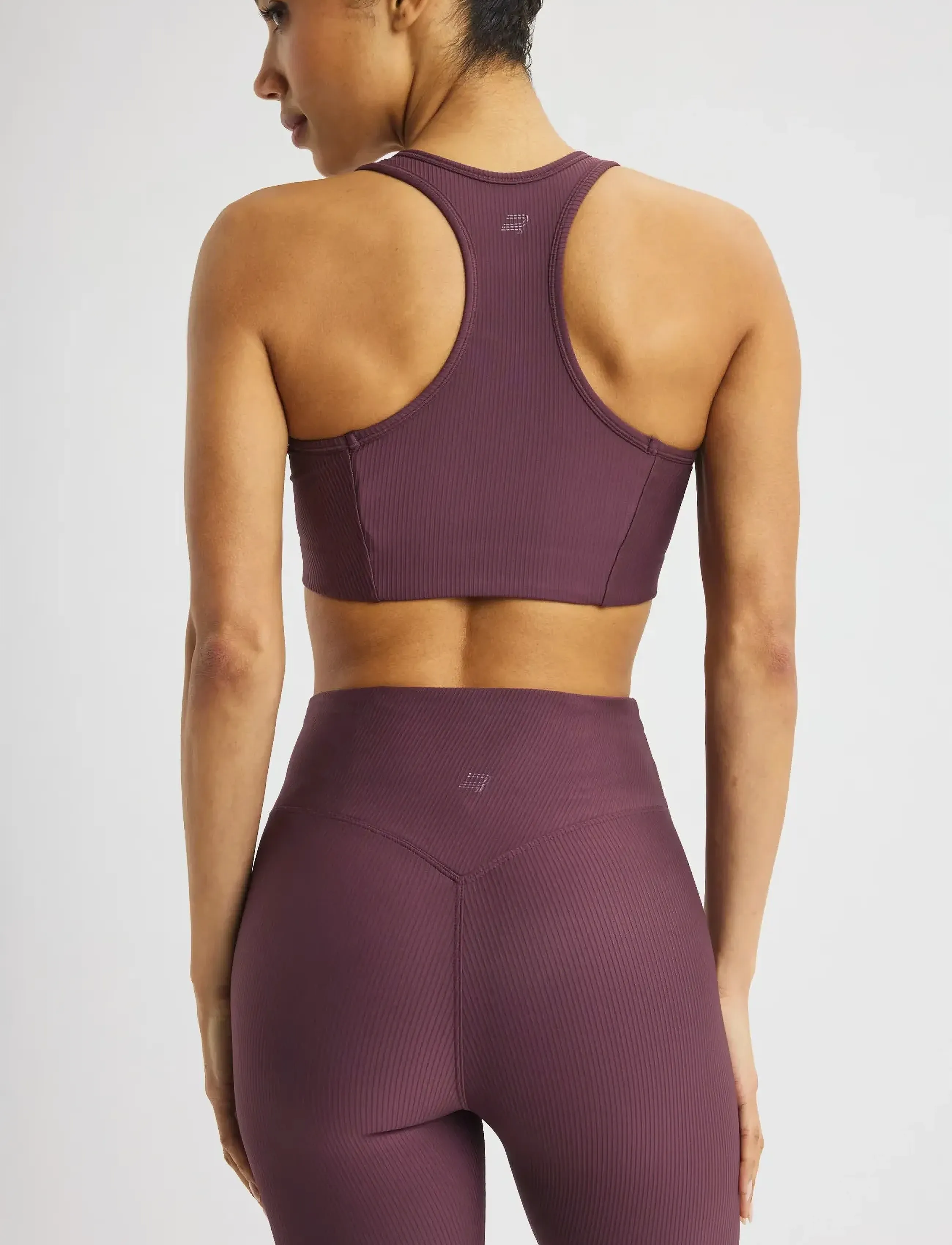 Röhnisch - Ribbed R Sportsbra - mittlerer halt - huckleberry - 2