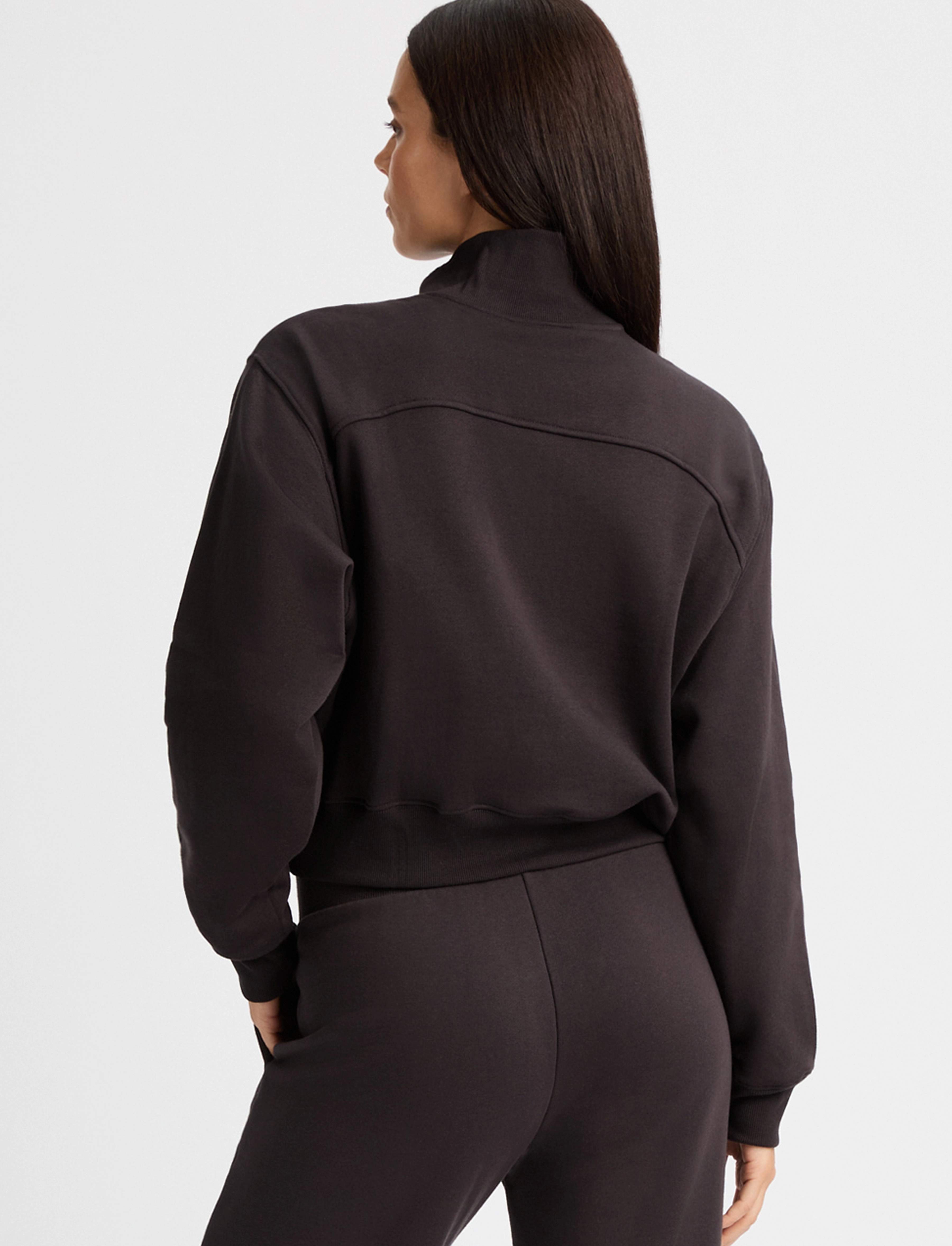 Women's Soft Sweat Half Zip 3