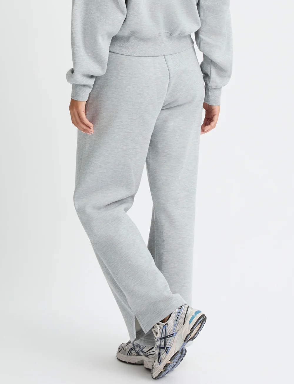 Röhnisch - Soft Sweat Wide Pants - träningsbyxor - grey melange - 3