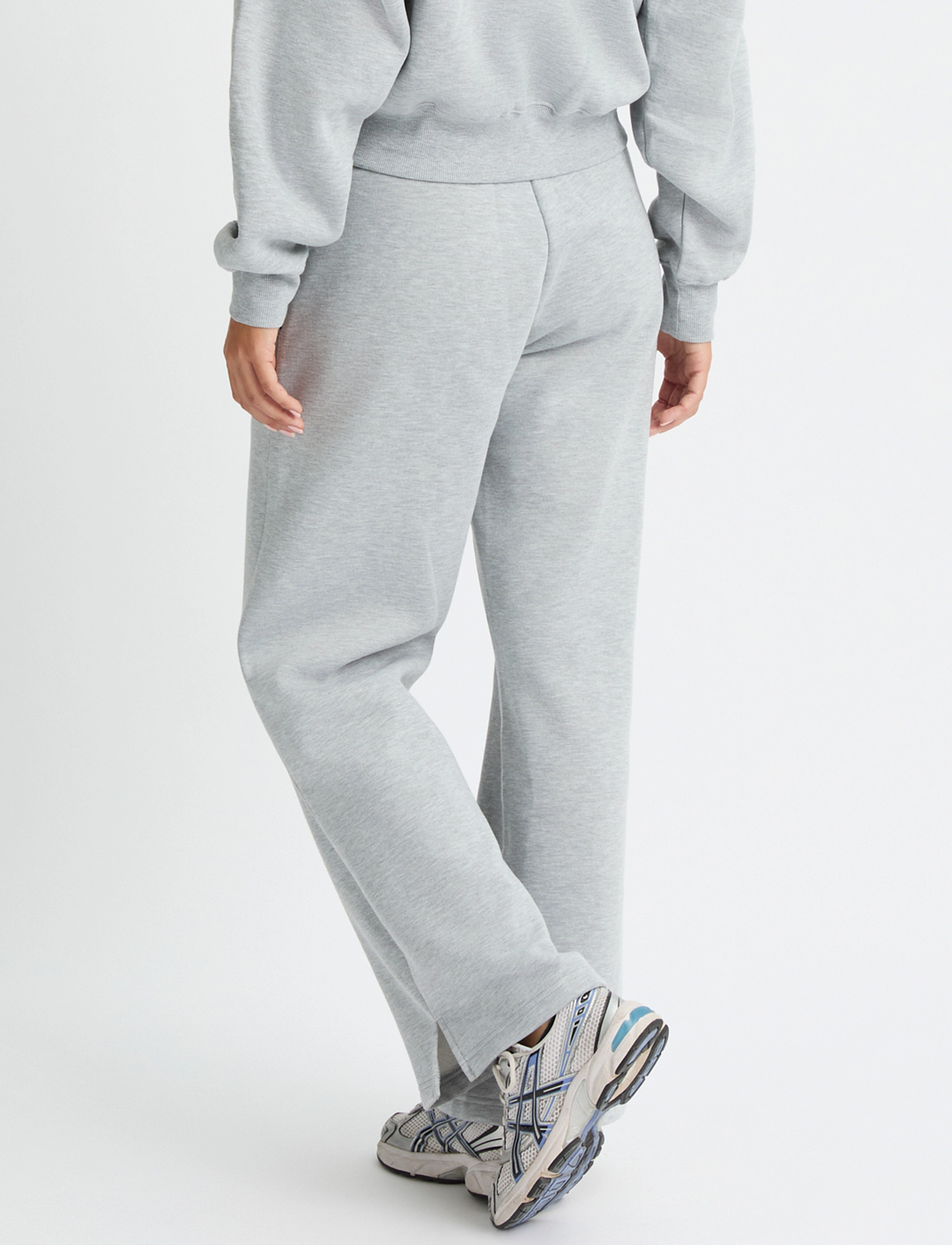 Röhnisch - Soft Sweat Wide Pants - trainingshosen - grey melange - 3
