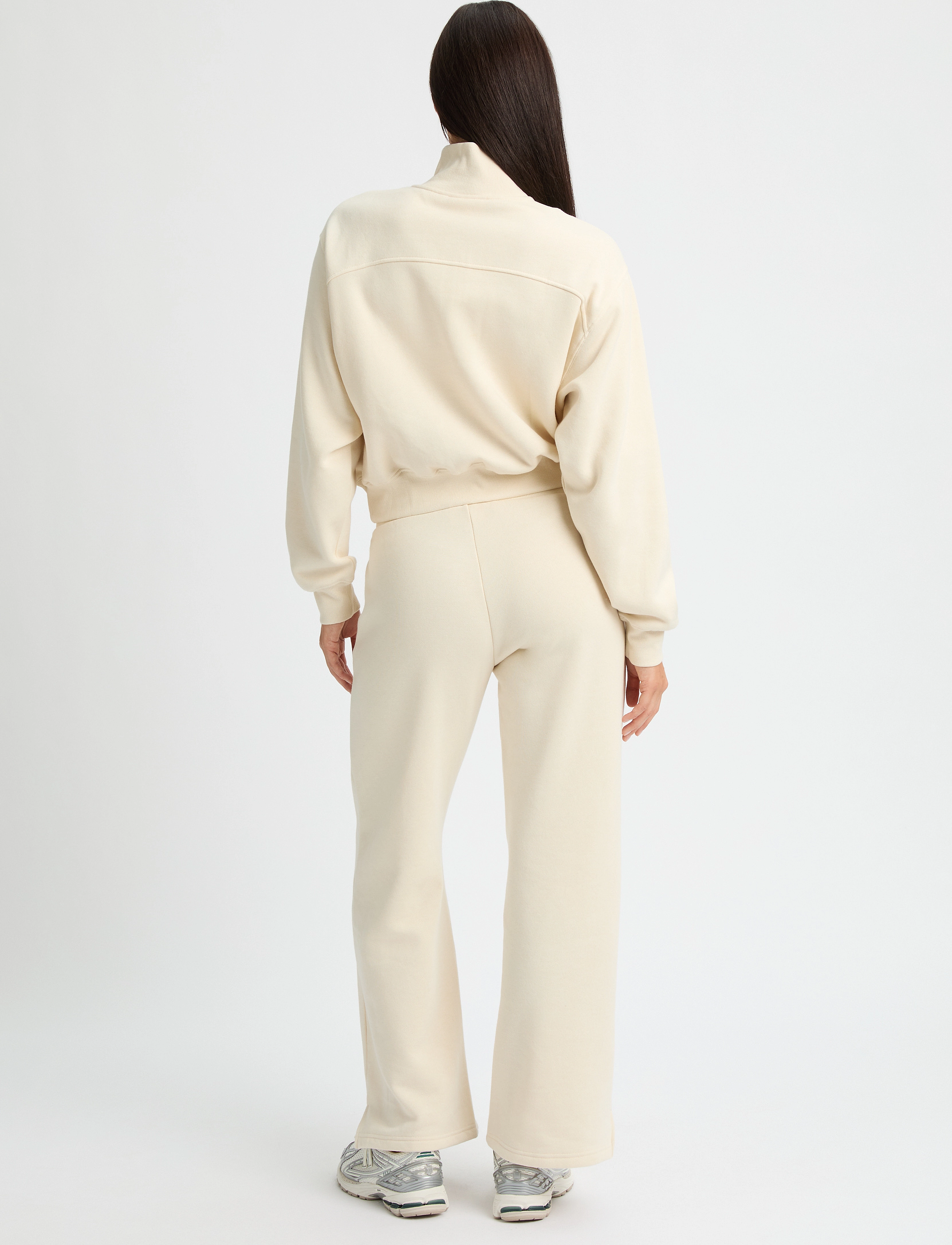 Röhnisch - Soft Sweat Wide Pants - träningsbyxor - light gray - 4