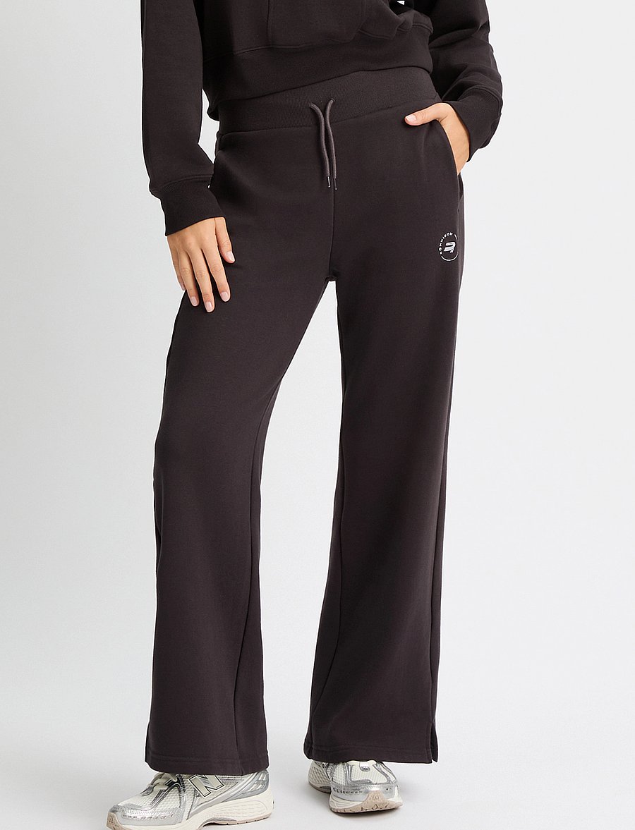 Röhnisch - Soft Sweat Wide Pants - trainingshosen - obsidian black - 0