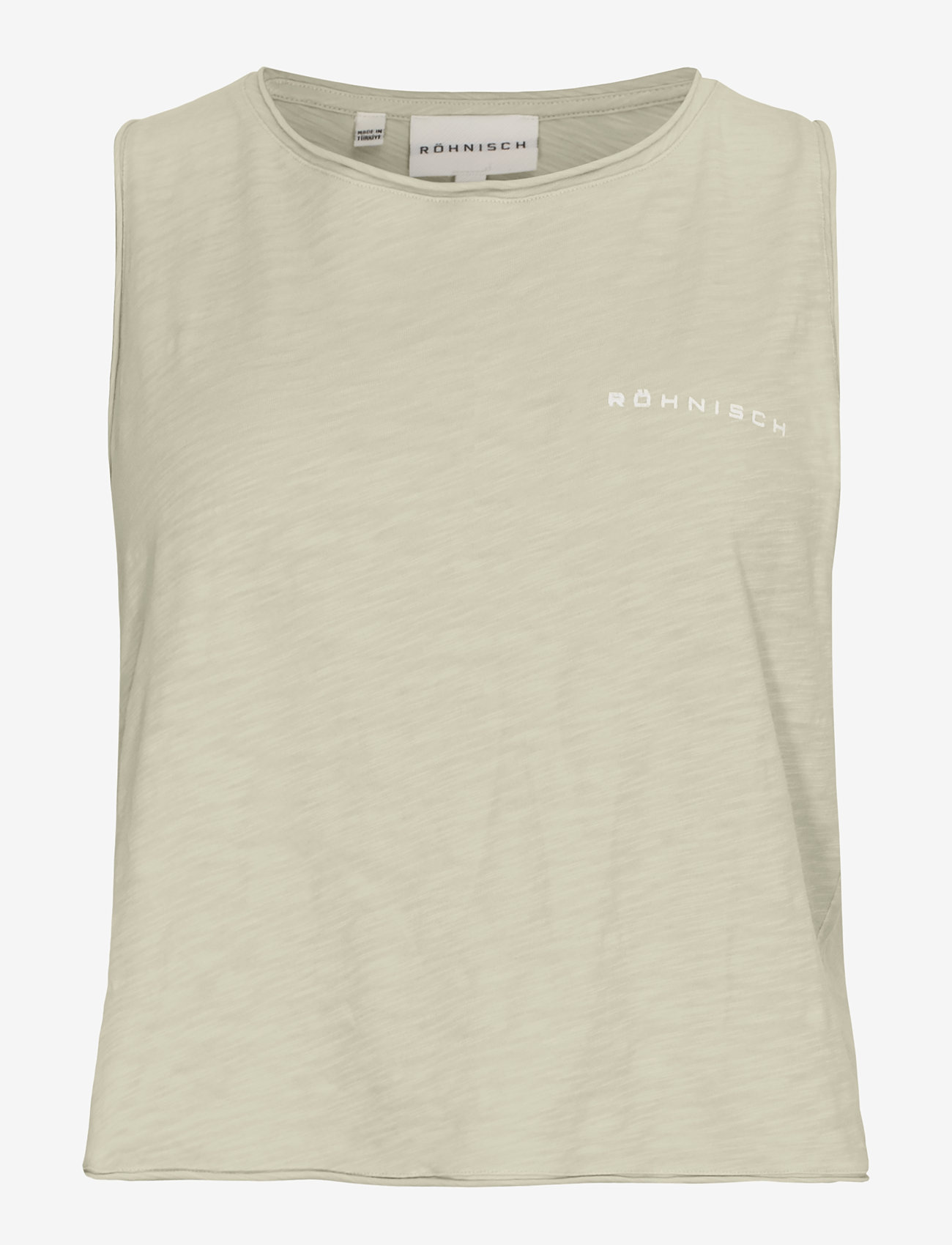 Röhnisch - Slub Cropped Tank - light gray - 1