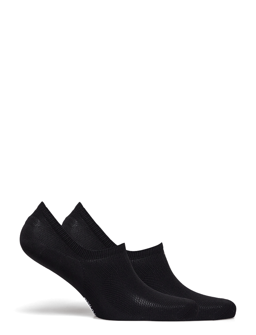 Röhnisch - 2-pack Functional No-Show Socks - underkläder och strumpor - black - 1