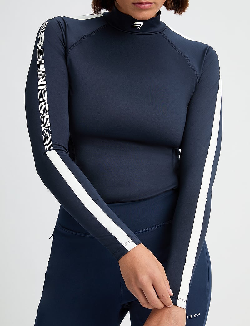 Röhnisch - Ultra Viola UV LS Top - långärmade tröjor - navy - 0