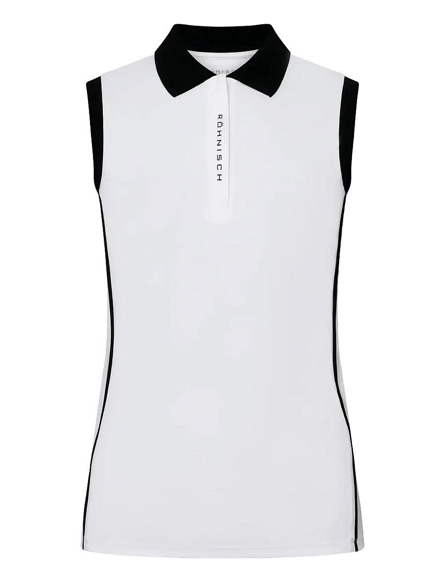Röhnisch - Ultra Viola UV Sleeveless - koszulki polo - white - 1