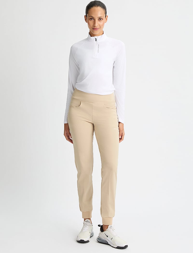 Röhnisch - Twill Stretch Pull on Pant - golfbyxor - safari - 0