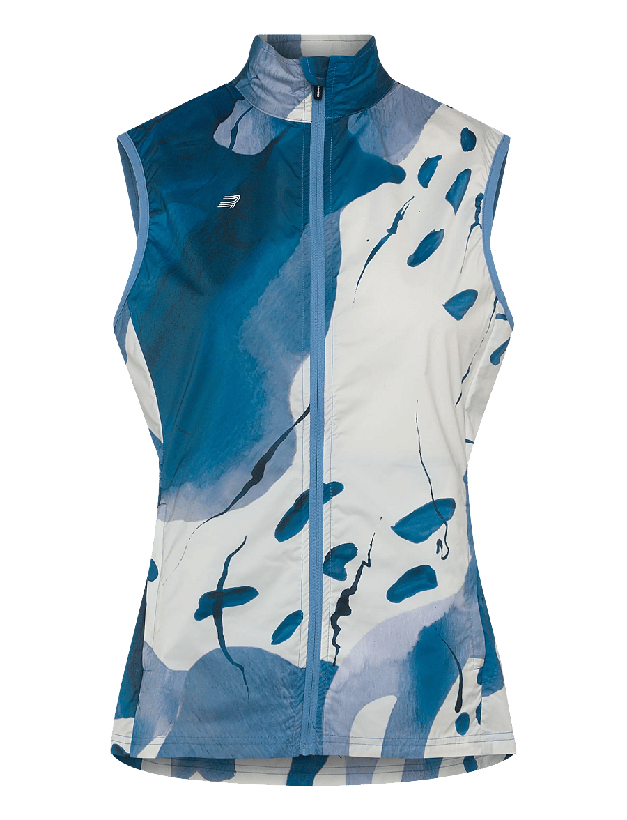 Röhnisch - Packable Ultralight Vest - outerwear - blue aquarelle - 0