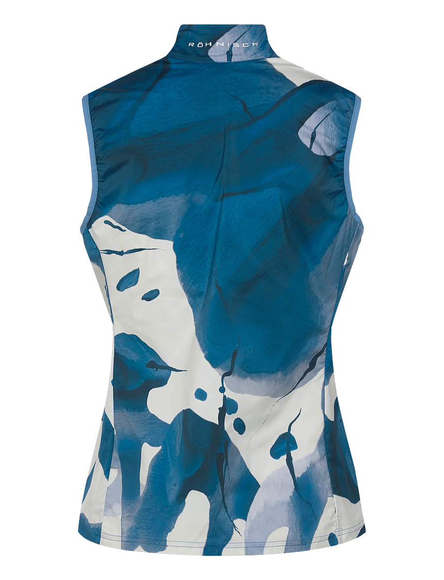 Röhnisch - Packable Ultralight Vest - outerwear - blue aquarelle - 1