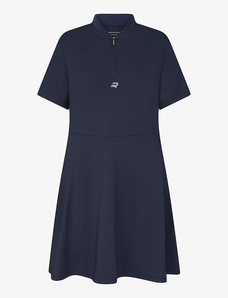 Röhnisch - Annie Shortsleeve Dress - klänningar & kjolar - navy - 1