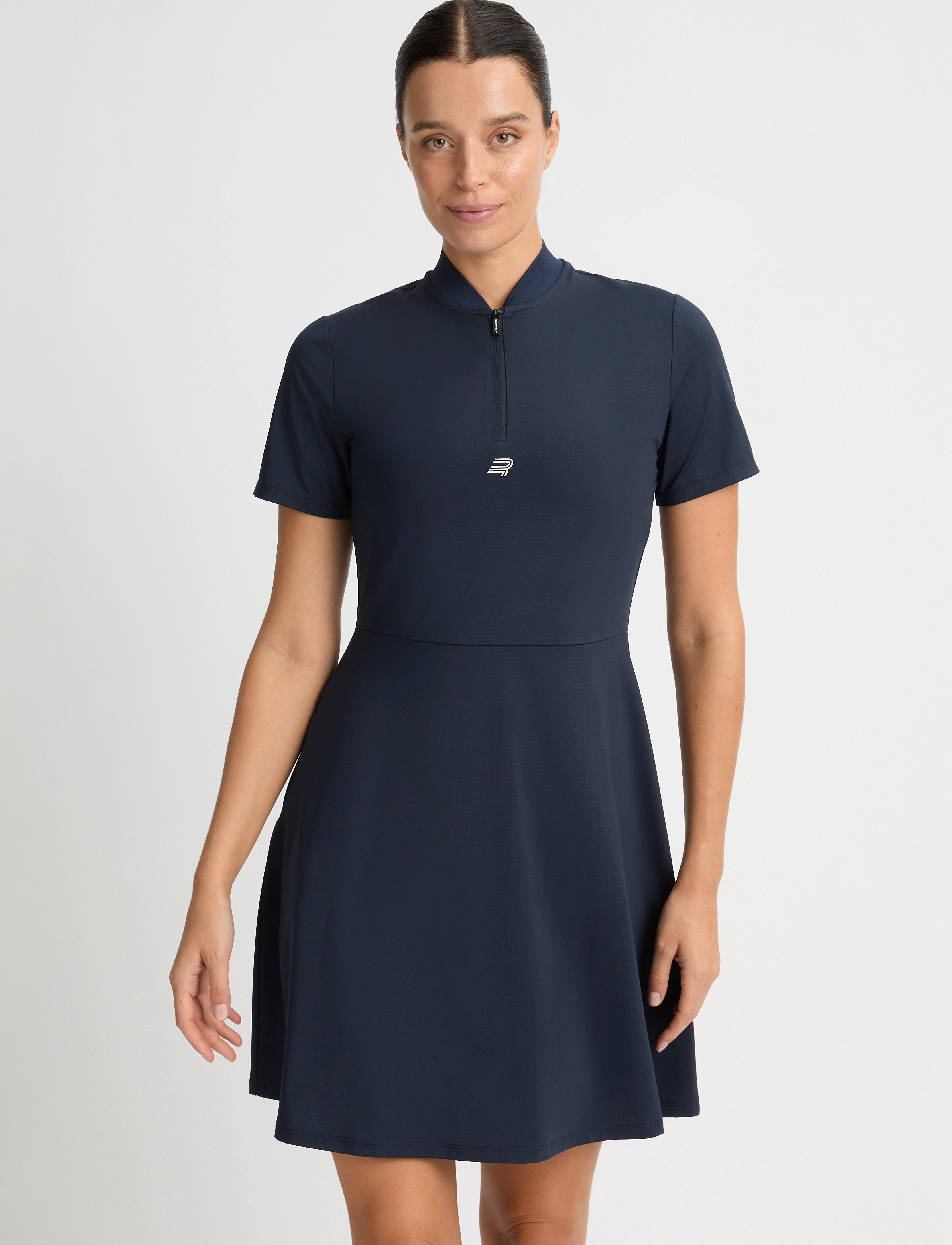 Röhnisch Annie Shortsleeve Dress, XS, Navy, Sport Kjoler Og Nederdele > Sport Dresses, Dame