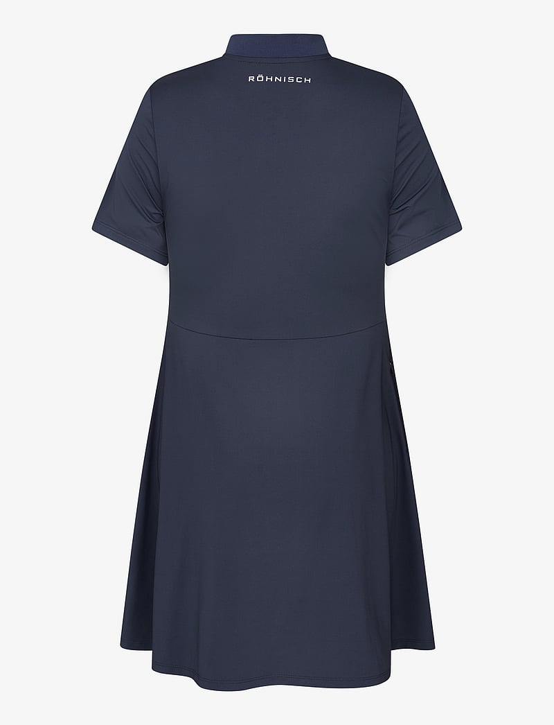 Röhnisch - Annie Shortsleeve Dress - klänningar & kjolar - navy - 2