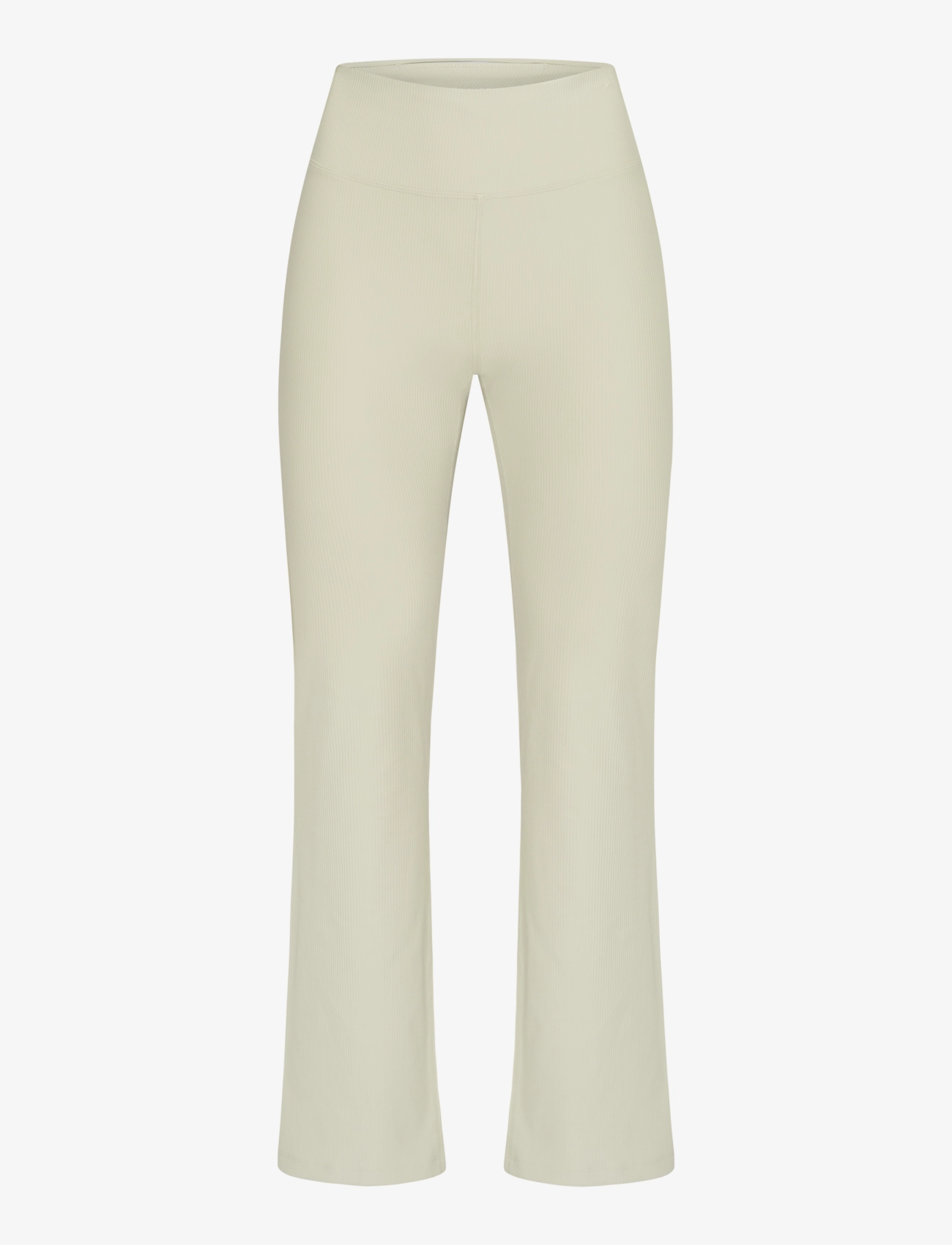 Röhnisch Ribbed R Flare HW Tight - Lauf- & Trainingstights - AGATE GRAY / beige