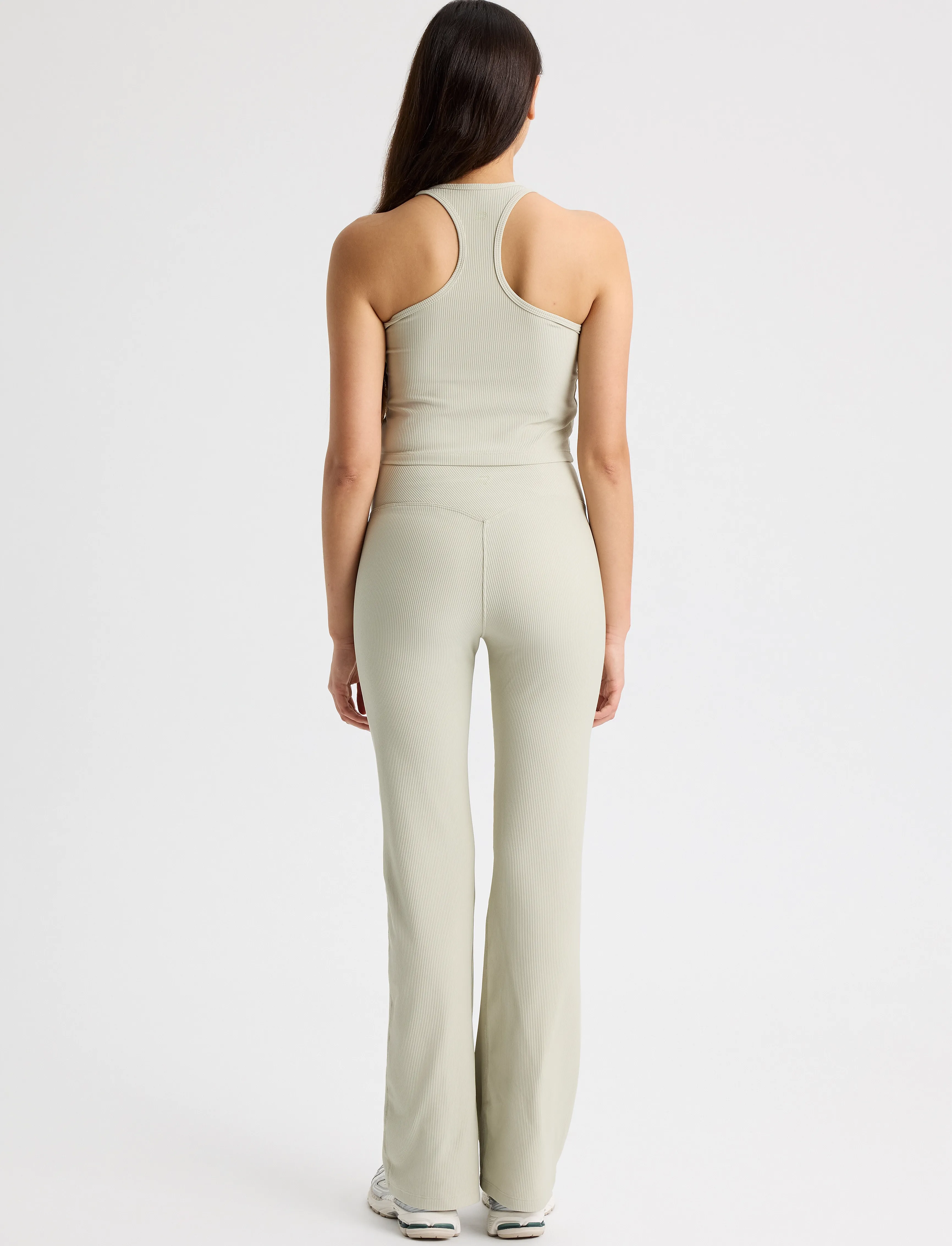 Röhnisch - Ribbed R Flare HW Tight - fuld længde - agate gray - 5