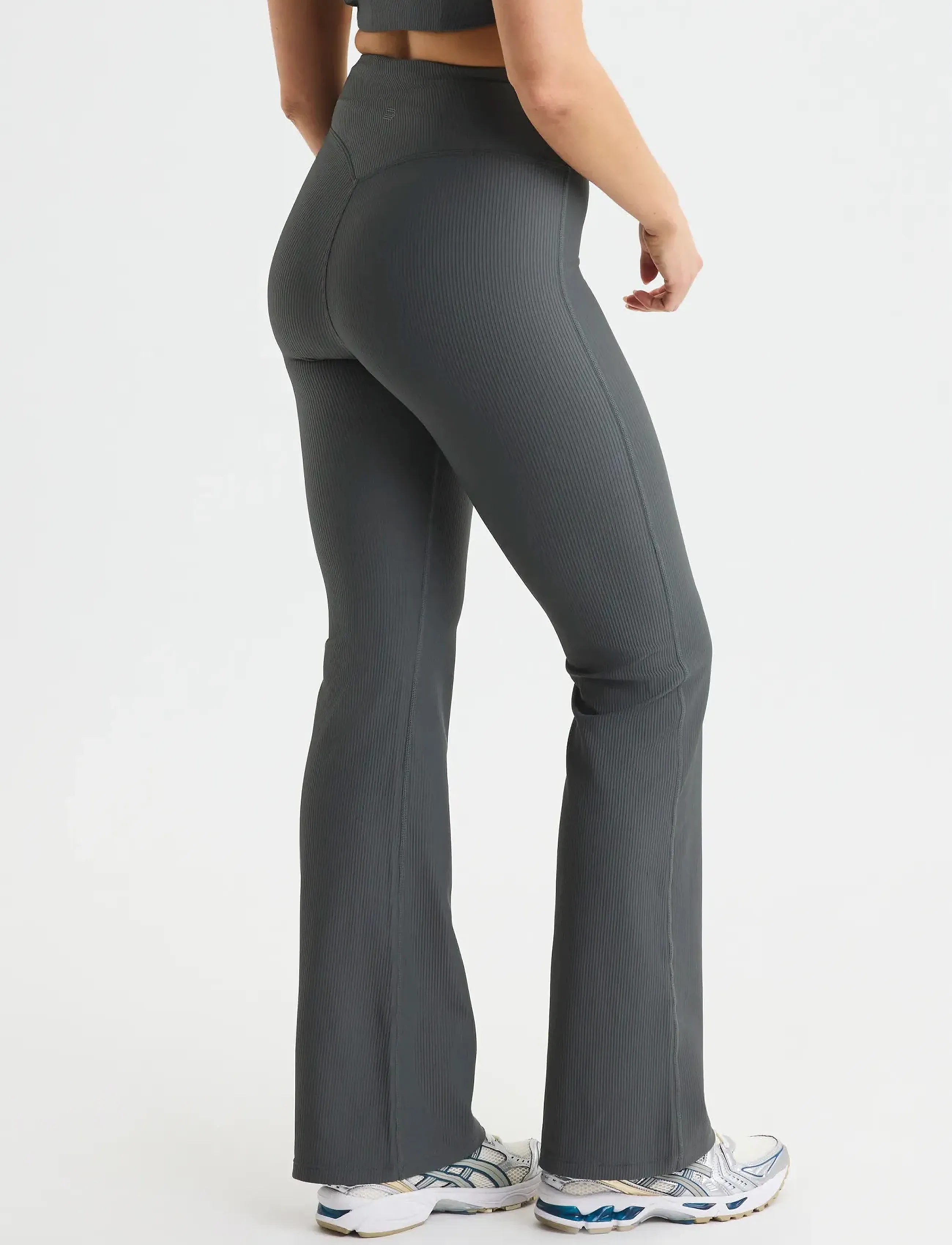Röhnisch - Ribbed R Flare HW Tight - volle länge - dark shadow - 2