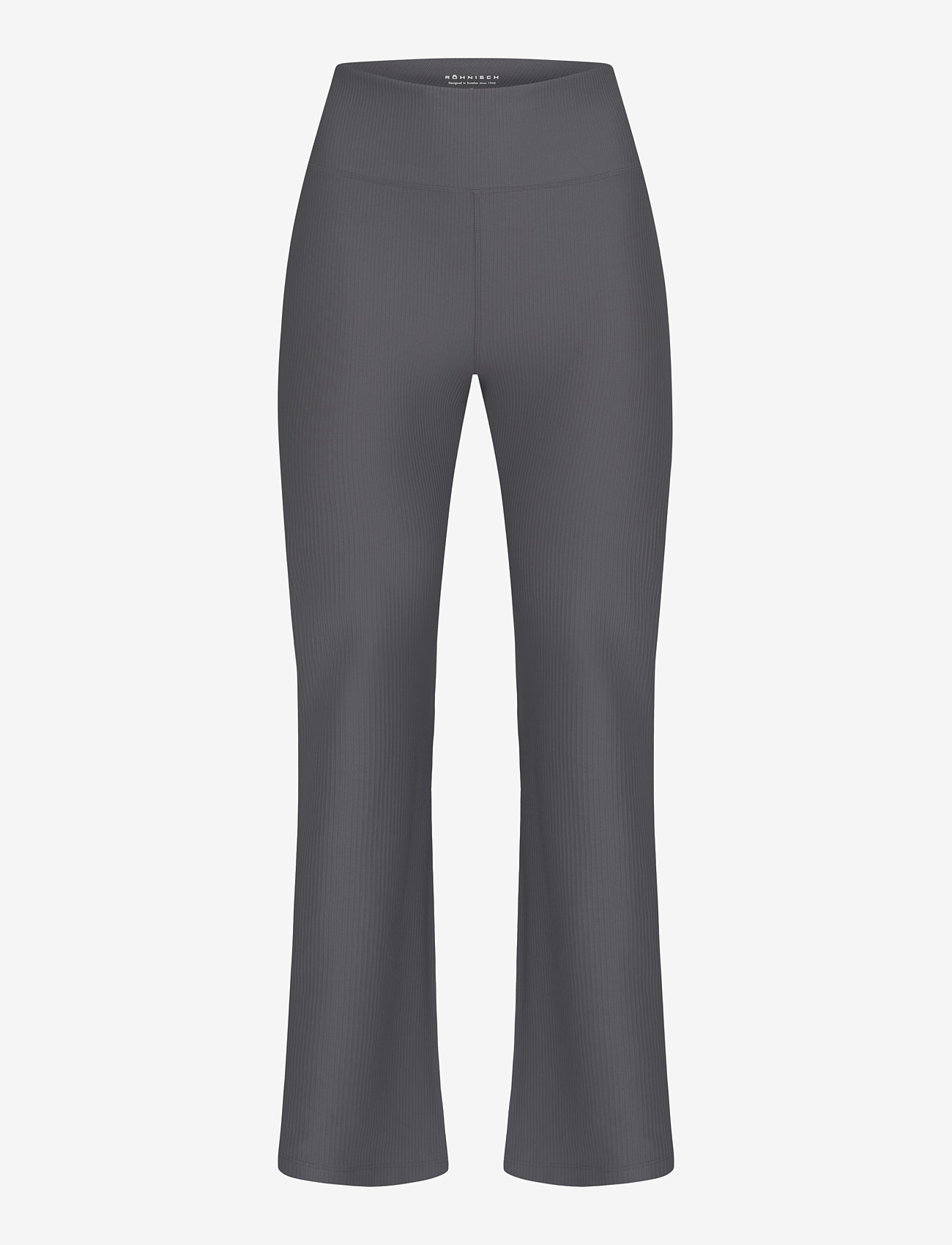 Röhnisch - Ribbed R Flare HW Tight - träningsbyxor - dk grey plum - 1