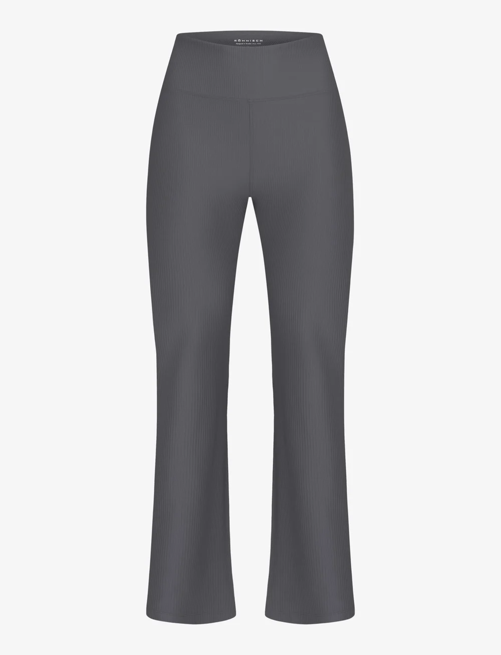 Röhnisch - Ribbed R Flare HW Tight - treningsbukser - dk grey plum - 1