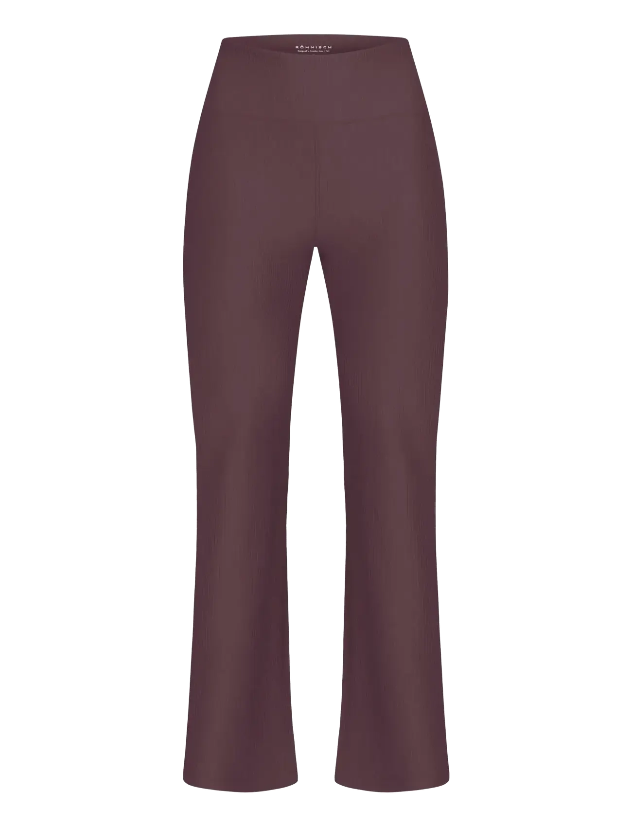 Röhnisch Ribbed R Flare HW Tight - Lauf- & Trainingstights - HUCKLEBERRY / burgundy