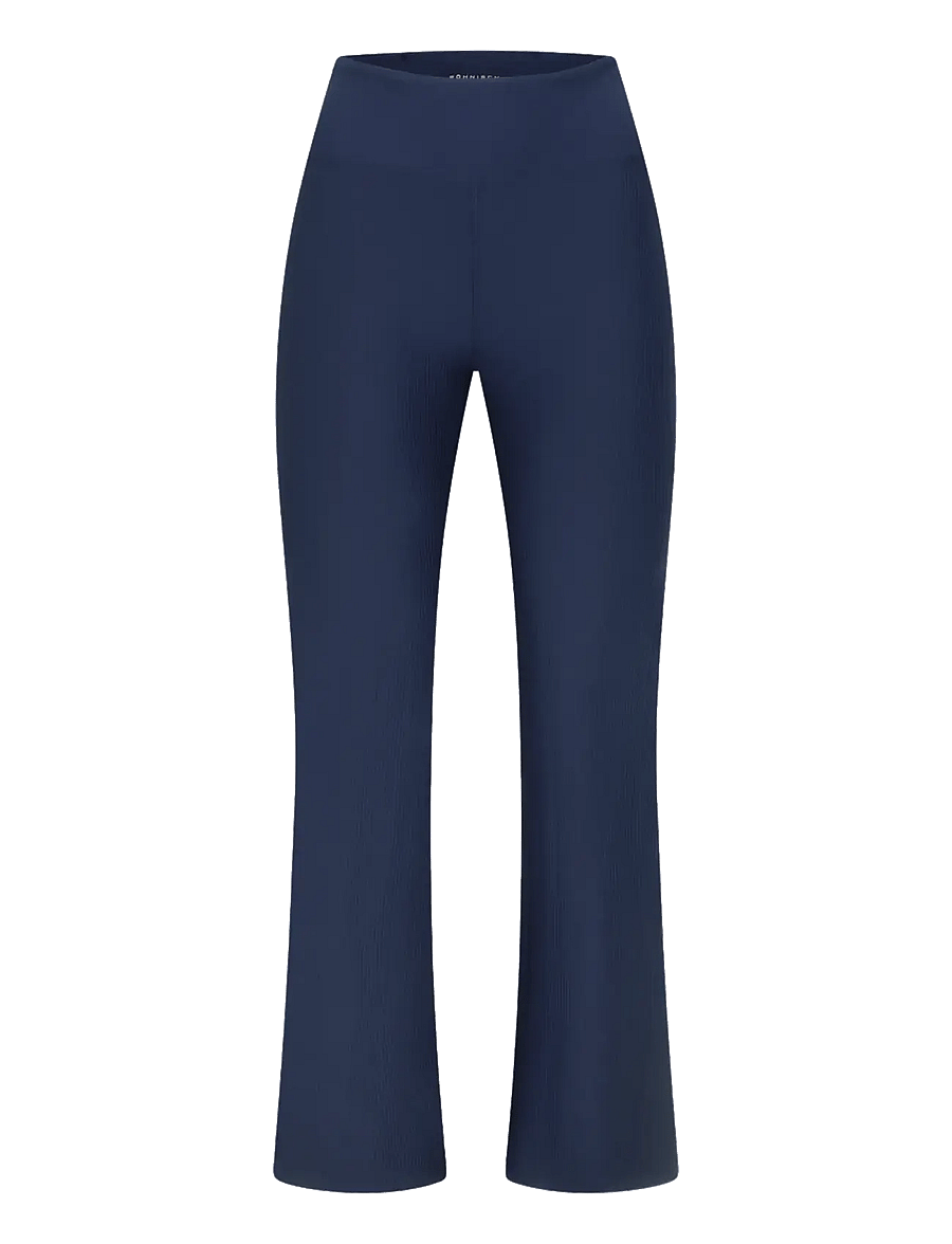 Röhnisch - Ribbed R Flare HW Tight - volle länge - indigo - 1