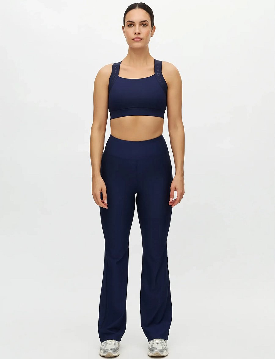 Röhnisch - Ribbed R Flare HW Tight - volle länge - indigo - 0
