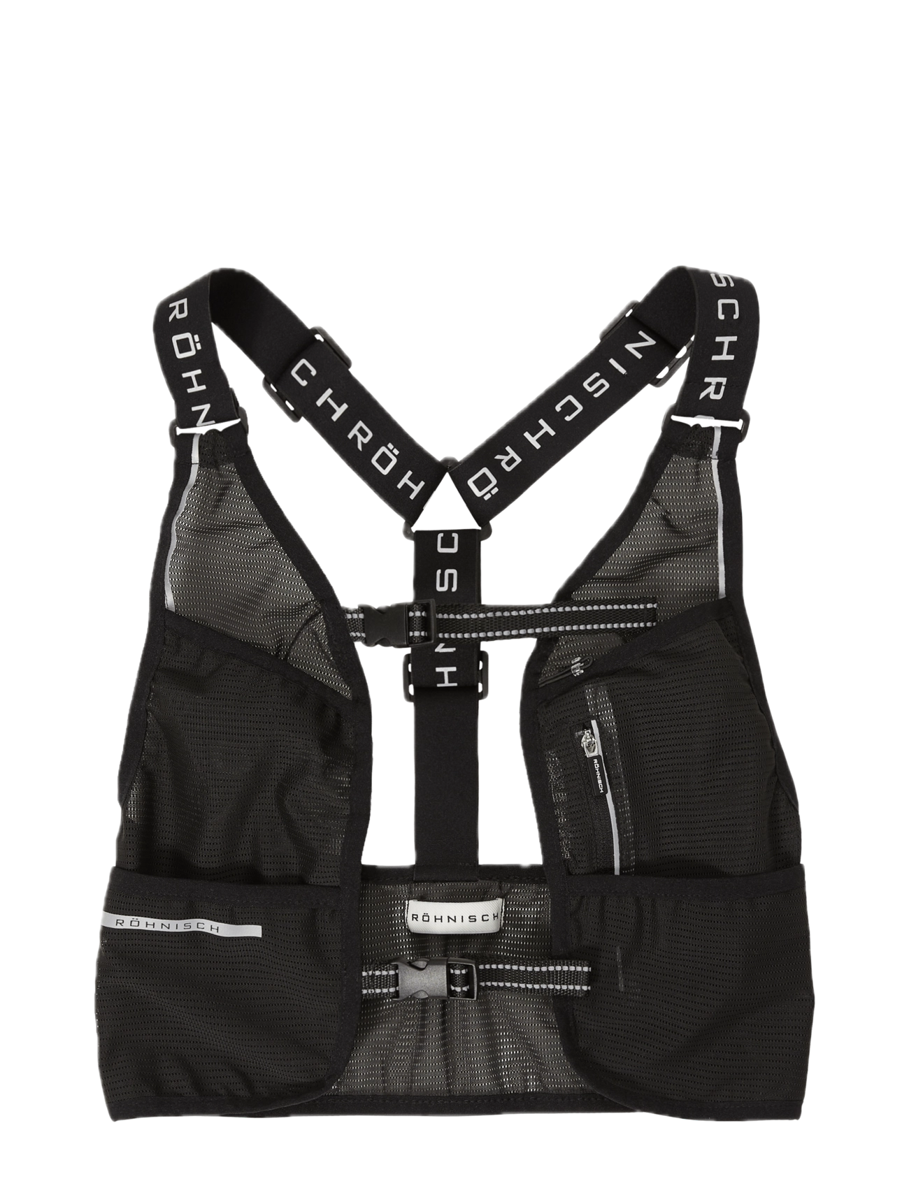 Röhnisch - Glowy Running Vest - hardloopuitrusting - black - 0