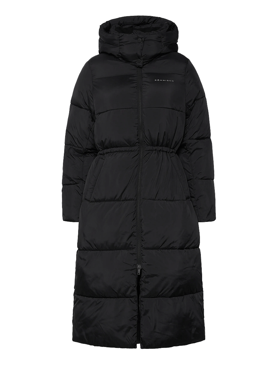 Röhnisch - Pebble Hood Coat - jackor - black - 1