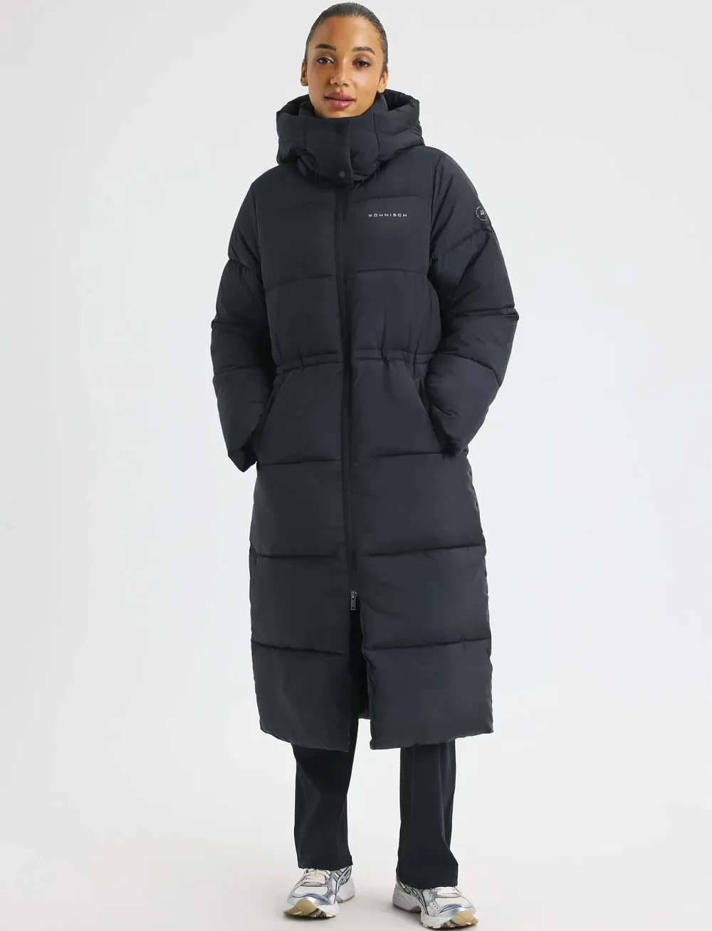 Röhnisch - Pebble Hood Coat - sulejoped ja voodriga joped - black - 0