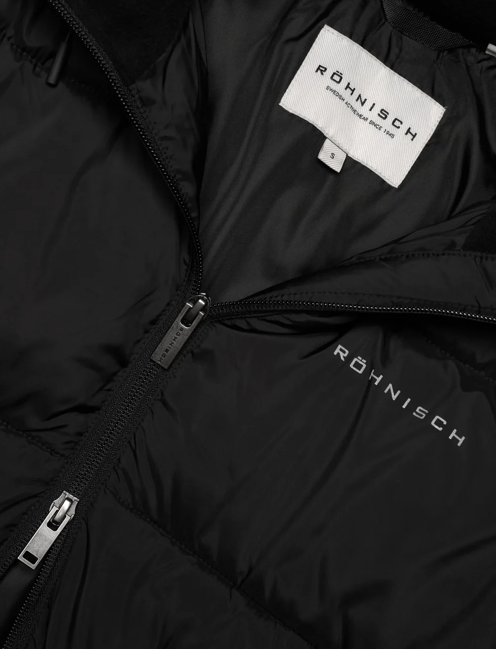 Röhnisch - Pebble Hood Coat - sulejoped ja voodriga joped - black - 4